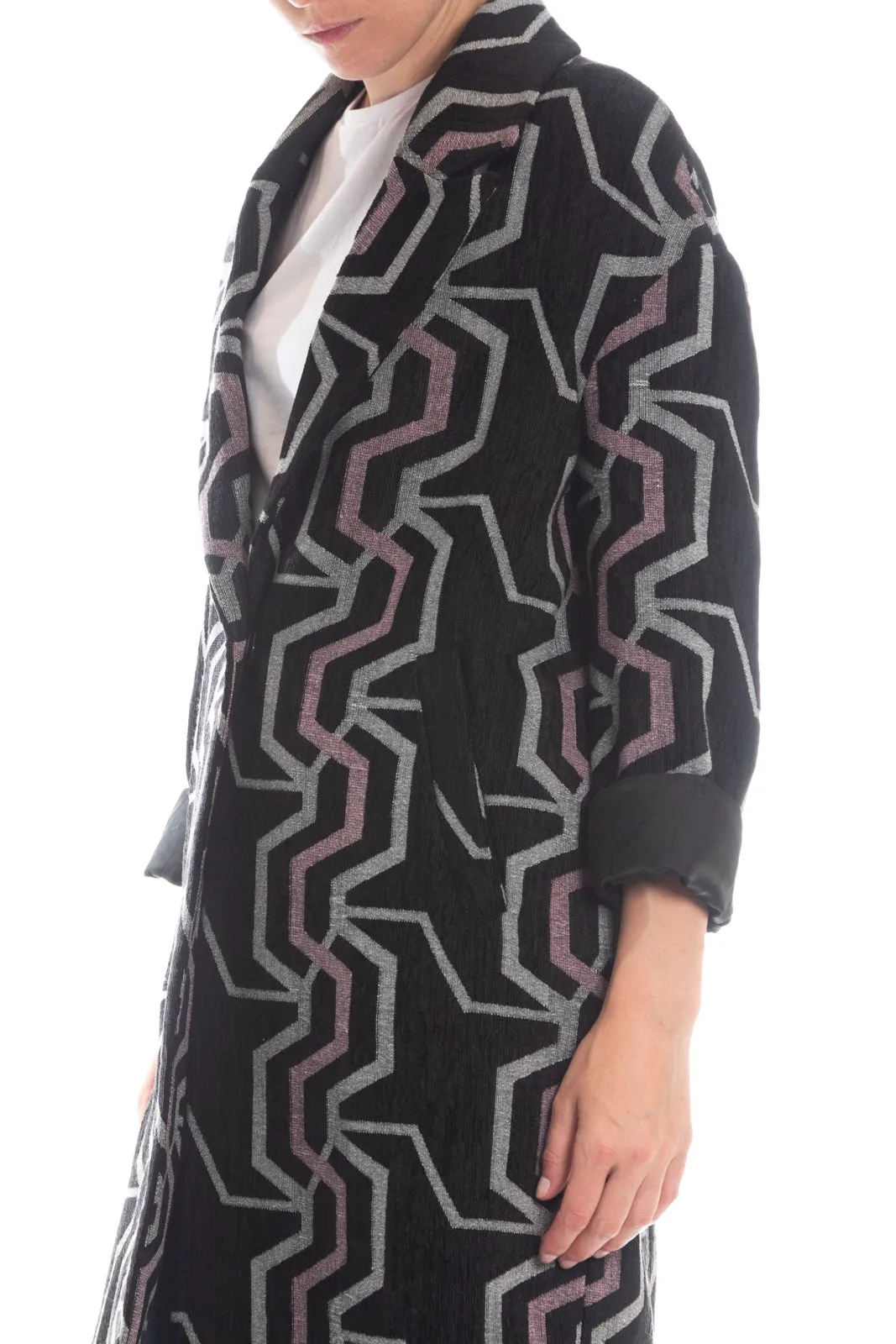 L’ARMADIO DI LUL - CAPPOTTO OVER JACQUARD