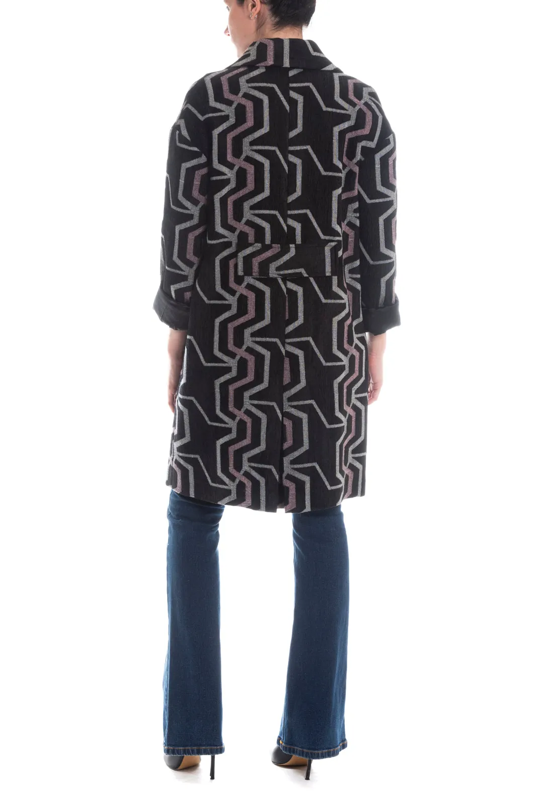 L’ARMADIO DI LUL - CAPPOTTO OVER JACQUARD