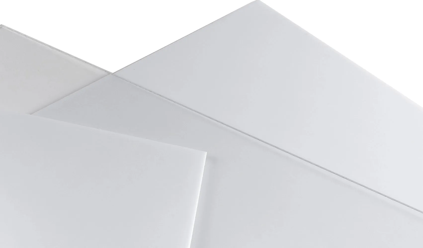 Lastra in vetro sintetico opalino Poliver 50x25 cm sp 2 mm opale