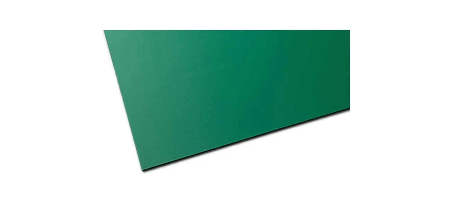 Lastra PVC espanso Multiexel 50x25 cm sp 3 mm verde