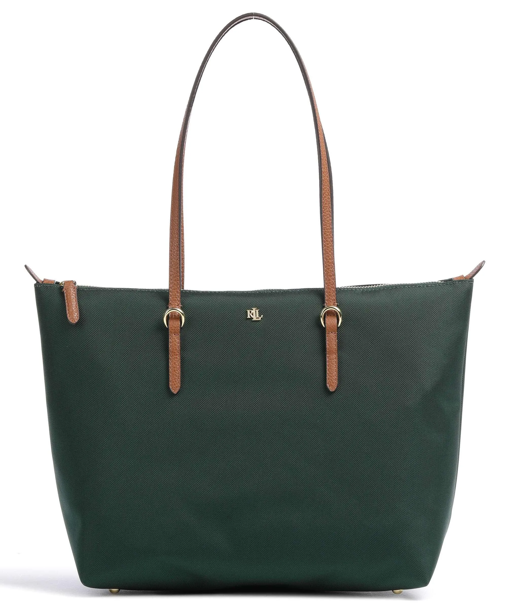  Lauren Ralph Lauren Keaton 26 Borsa shopper nylon verde scuro  