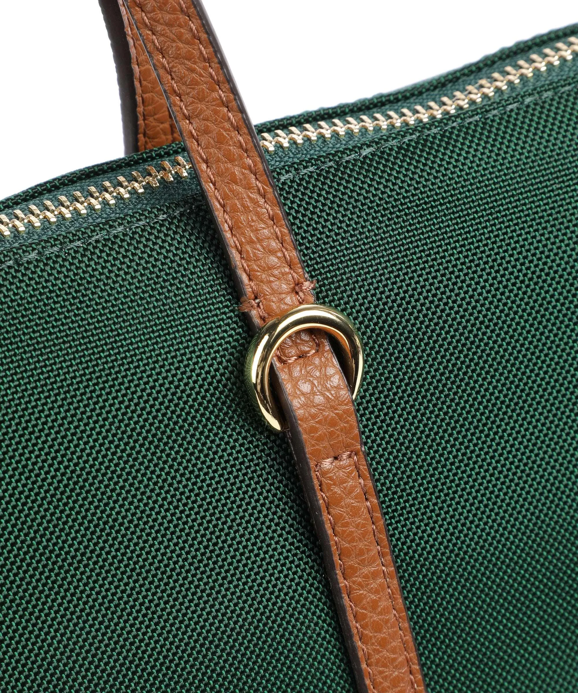  Lauren Ralph Lauren Keaton 26 Borsa shopper nylon verde scuro  