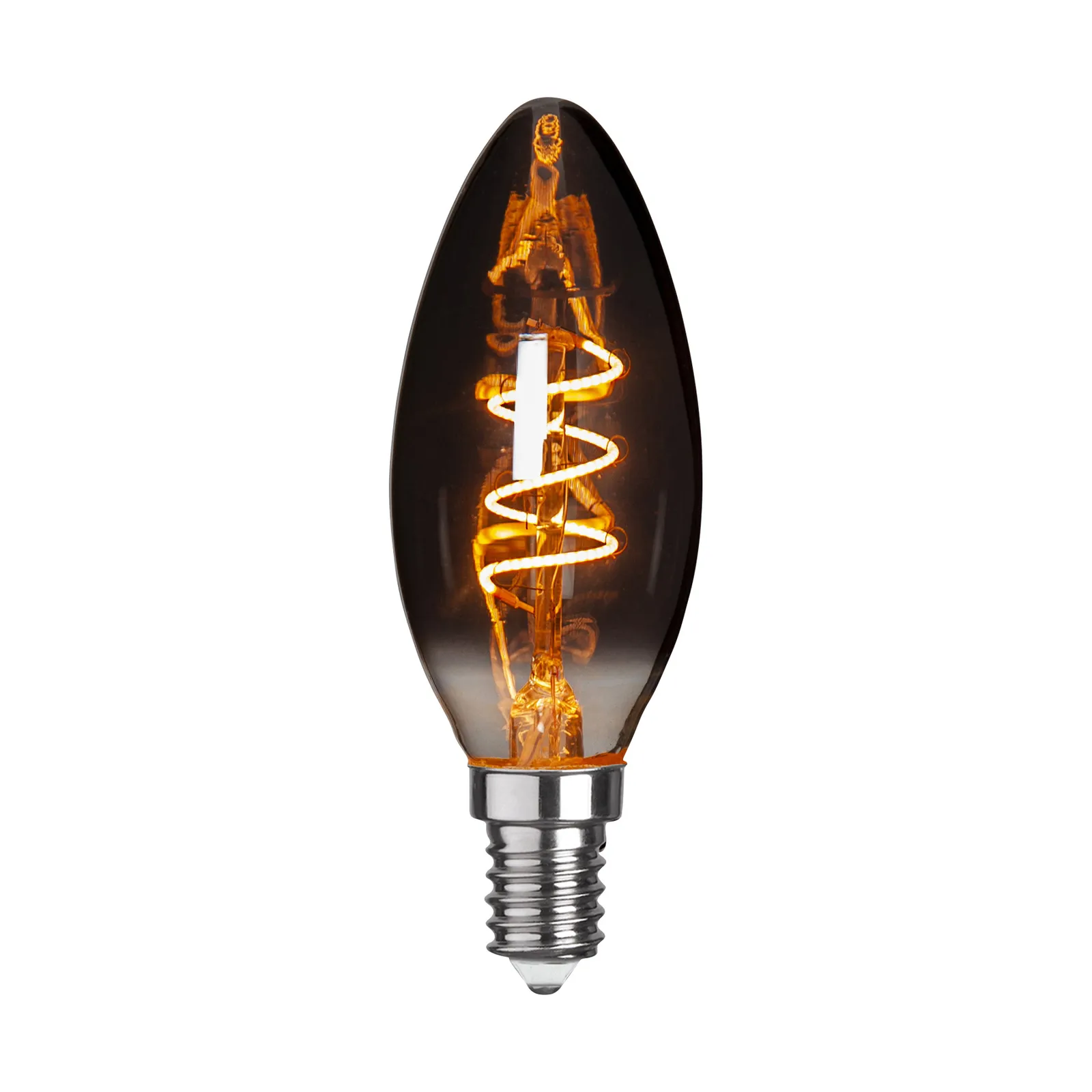 LED candela C35 E14 3W 1.800K 50 lm fumè