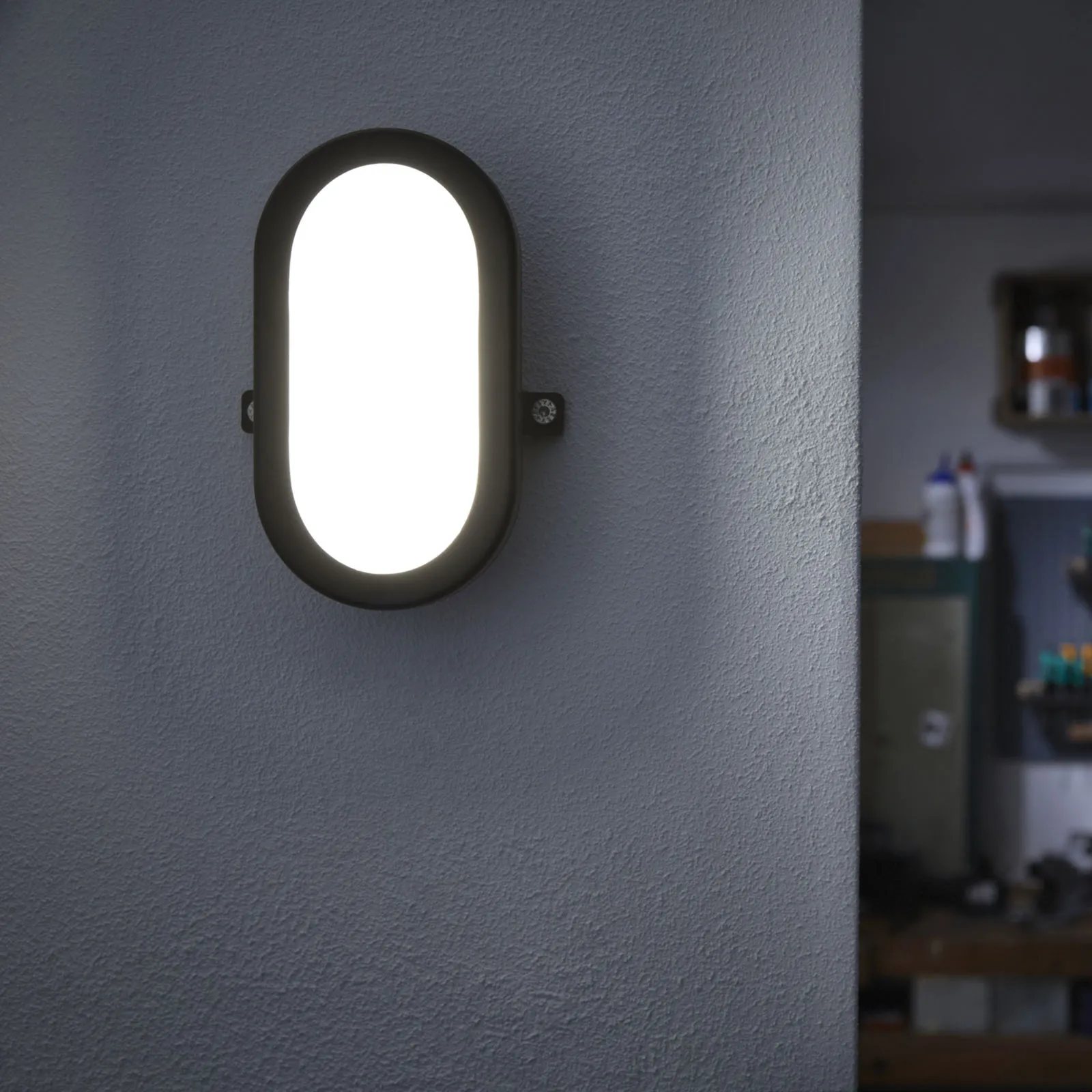 LEDVANCE Bulkhead applique LED esterni 5,5W nero