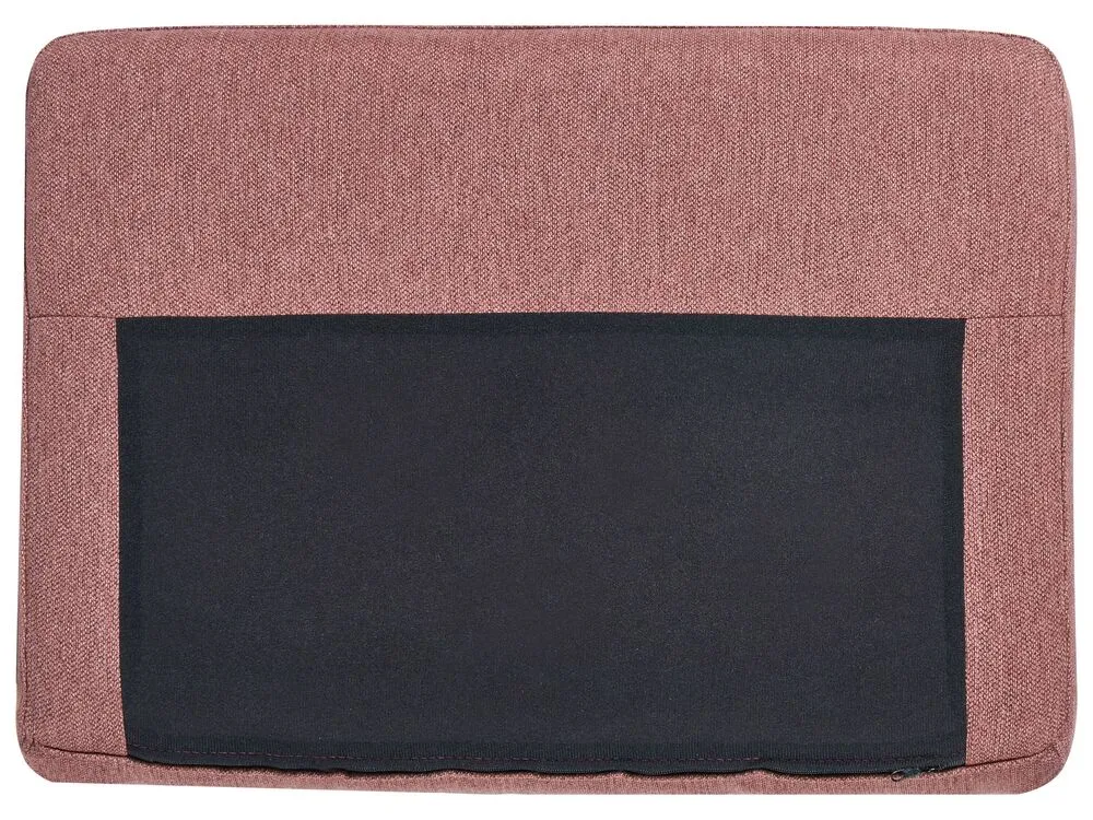 Left Hand 4 Seater Fabric Corner Sofa Pink BREDA
