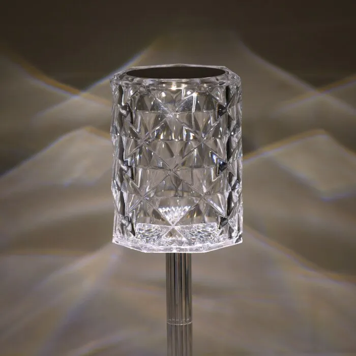 Leuchten-Direkt KRISTALA Lampada da tavolo Trasparente, chiaro, 1-Luce