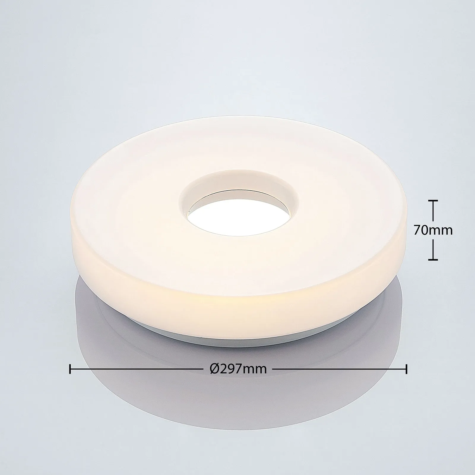 Lindby Florentina plafoniera LED, anello, 29,7 cm