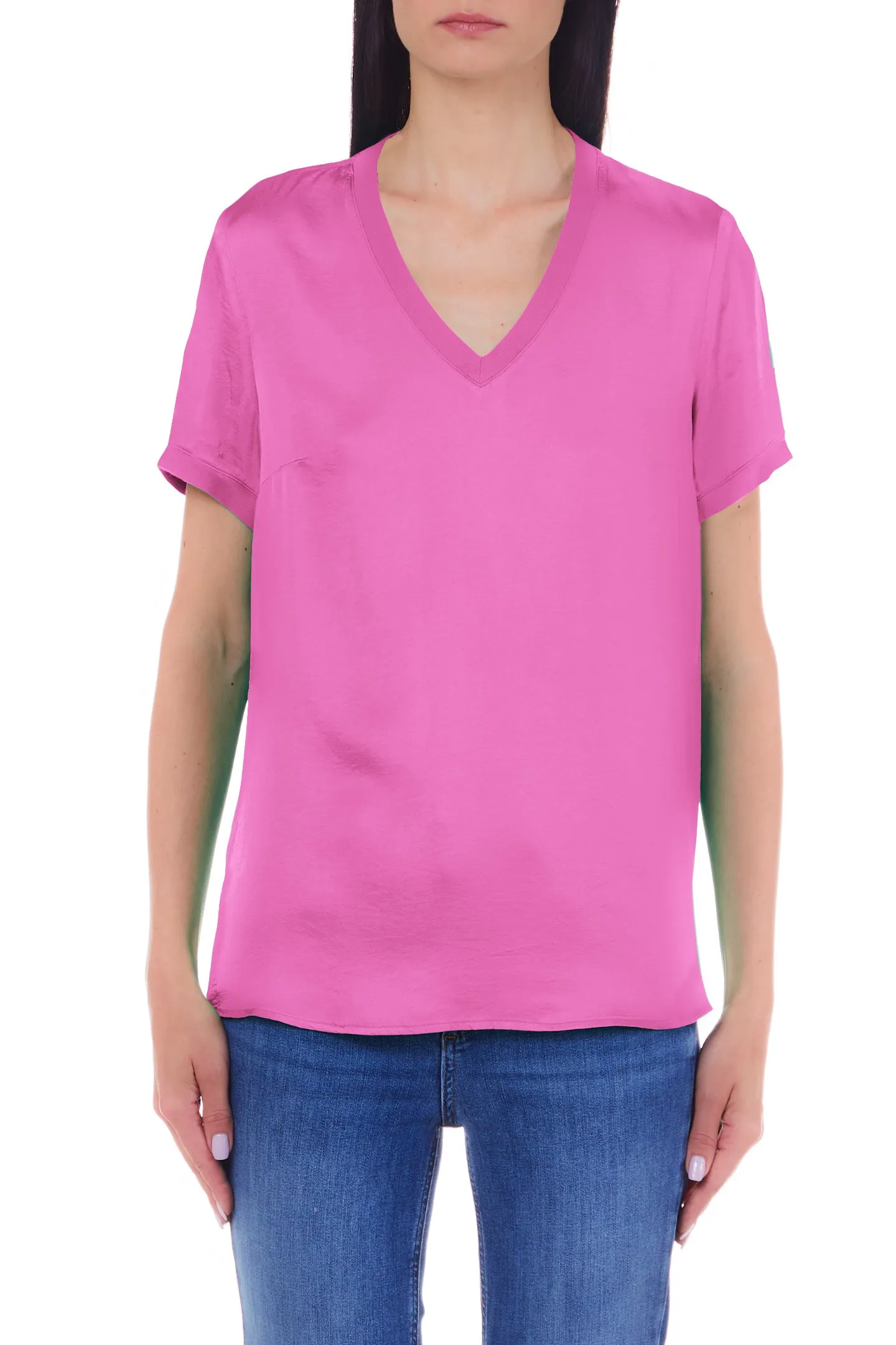Liu Jo V-Neck T-Shirt / Pink