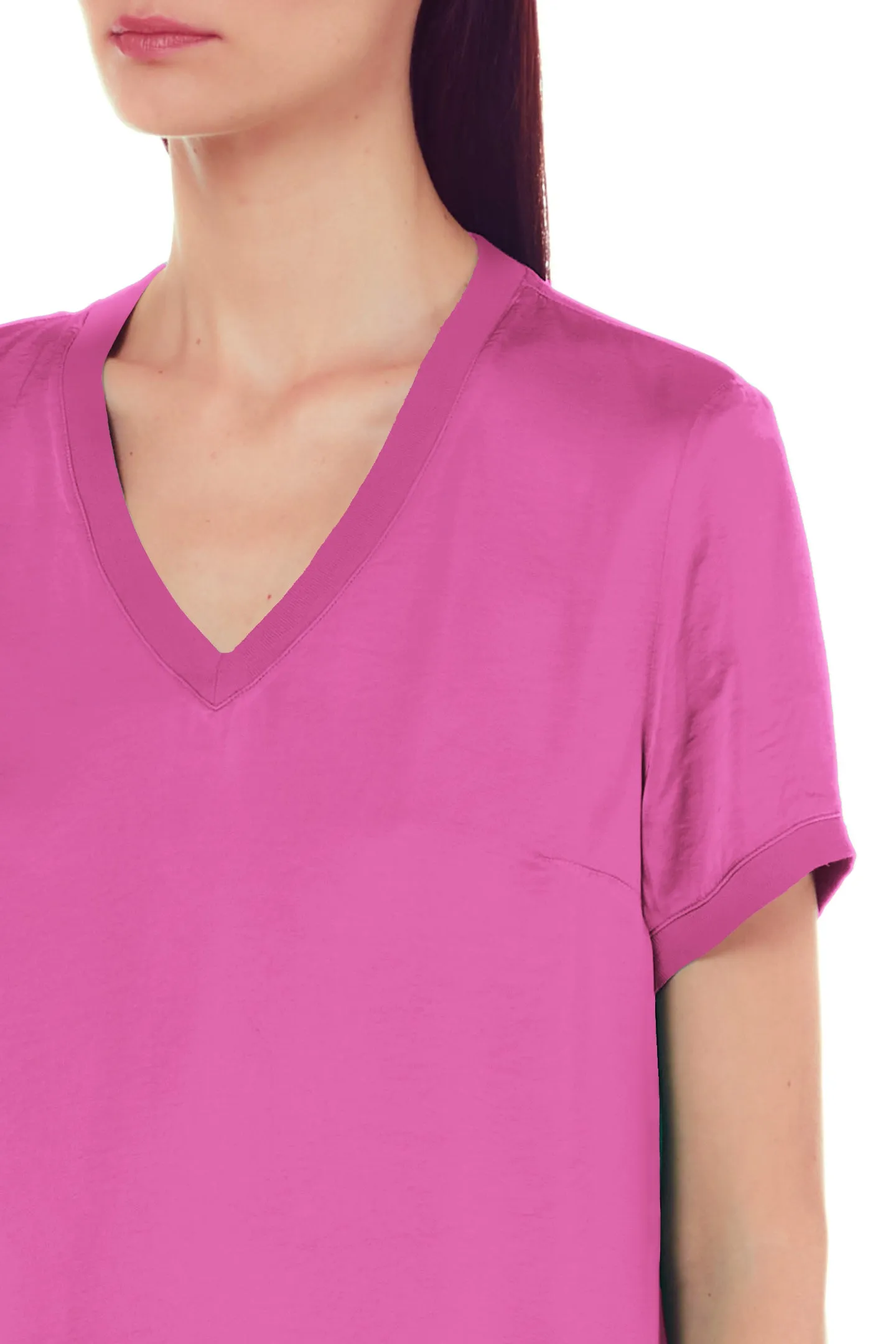 Liu Jo V-Neck T-Shirt / Pink