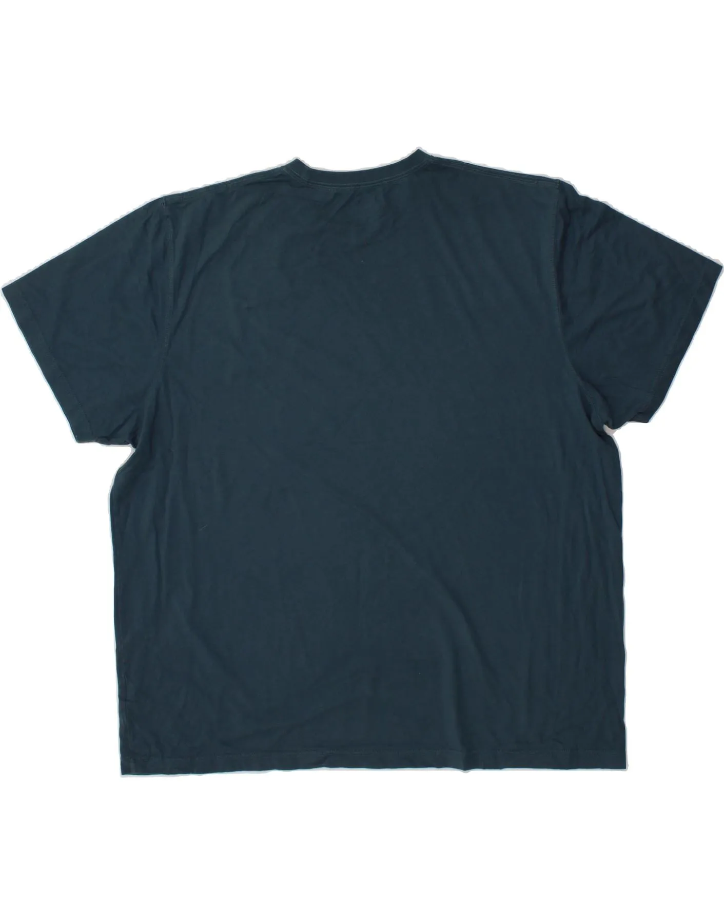 L.L.BEAN Mens Traditional Fit T-Shirt Top 2XL Blue Cotton