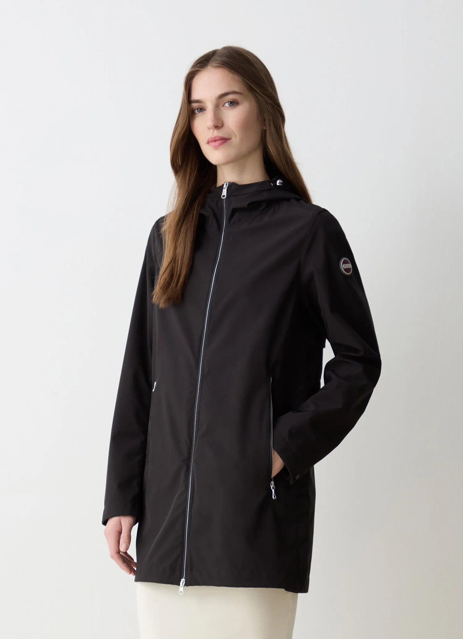 Long stretch softshell jacket