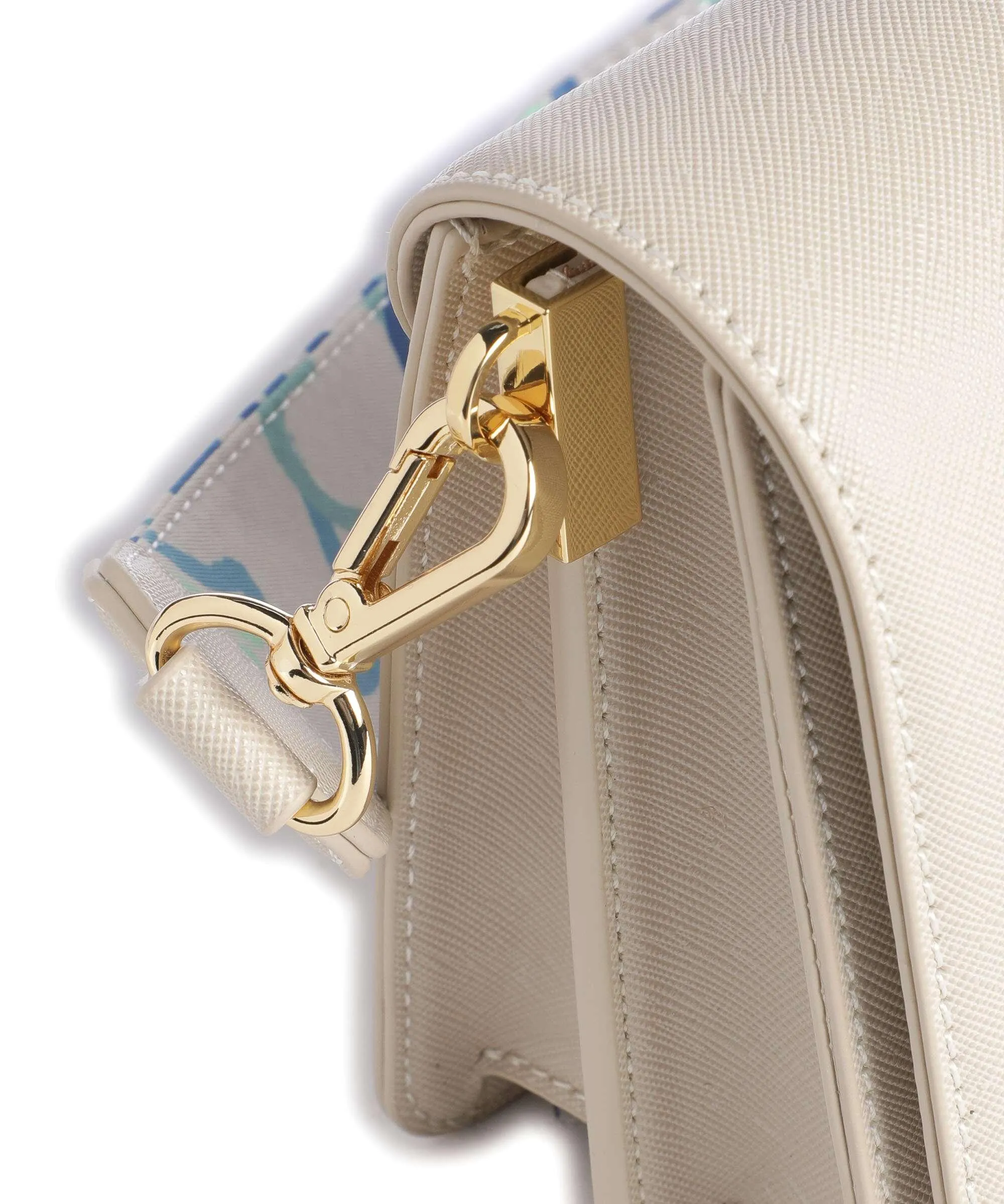  Love Moschino Jelly Logo Borsa a tracolla pelle sintetica beige  
