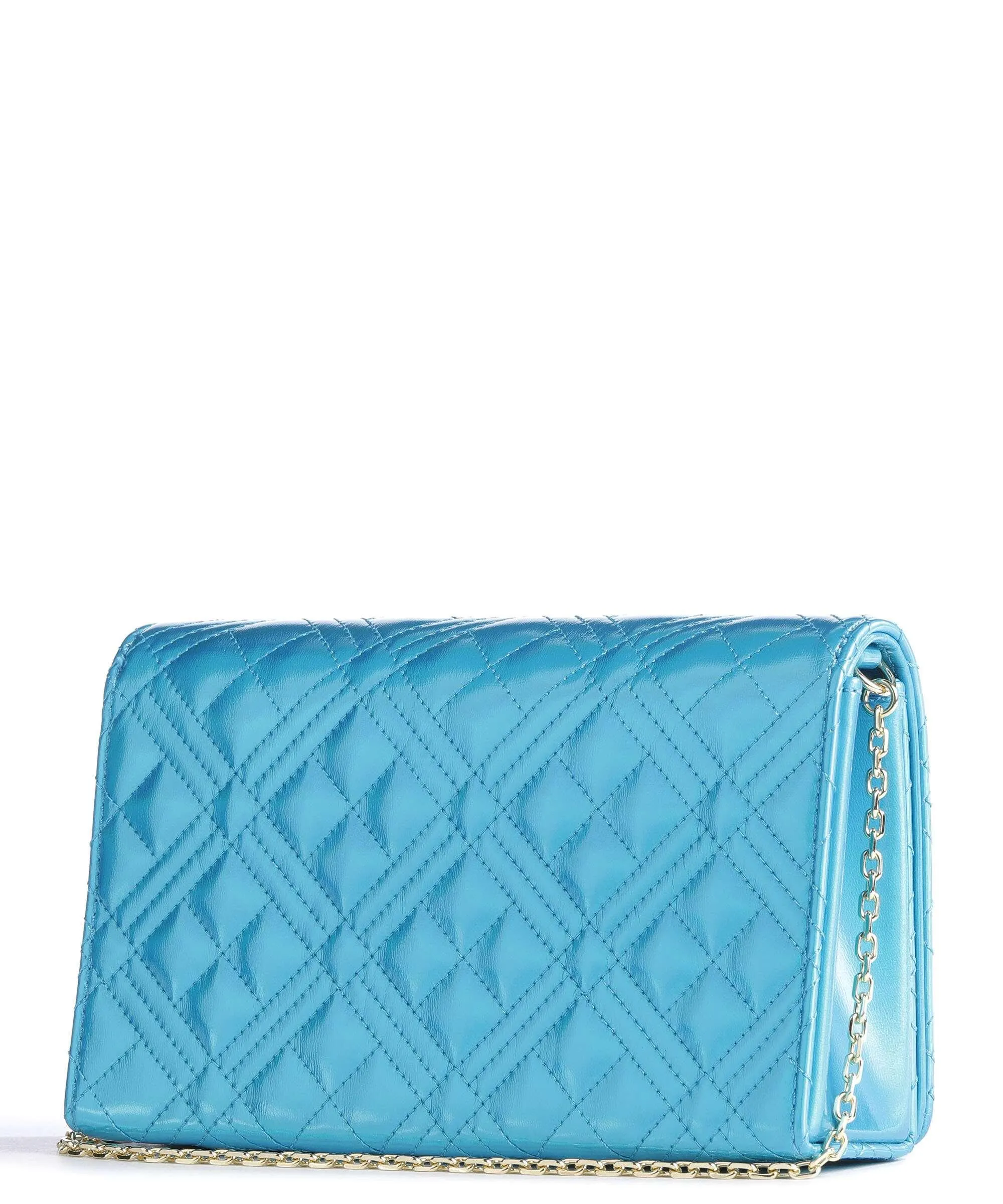  Love Moschino Smart Daily Borsa a tracolla pelle sintetica blu chiaro  