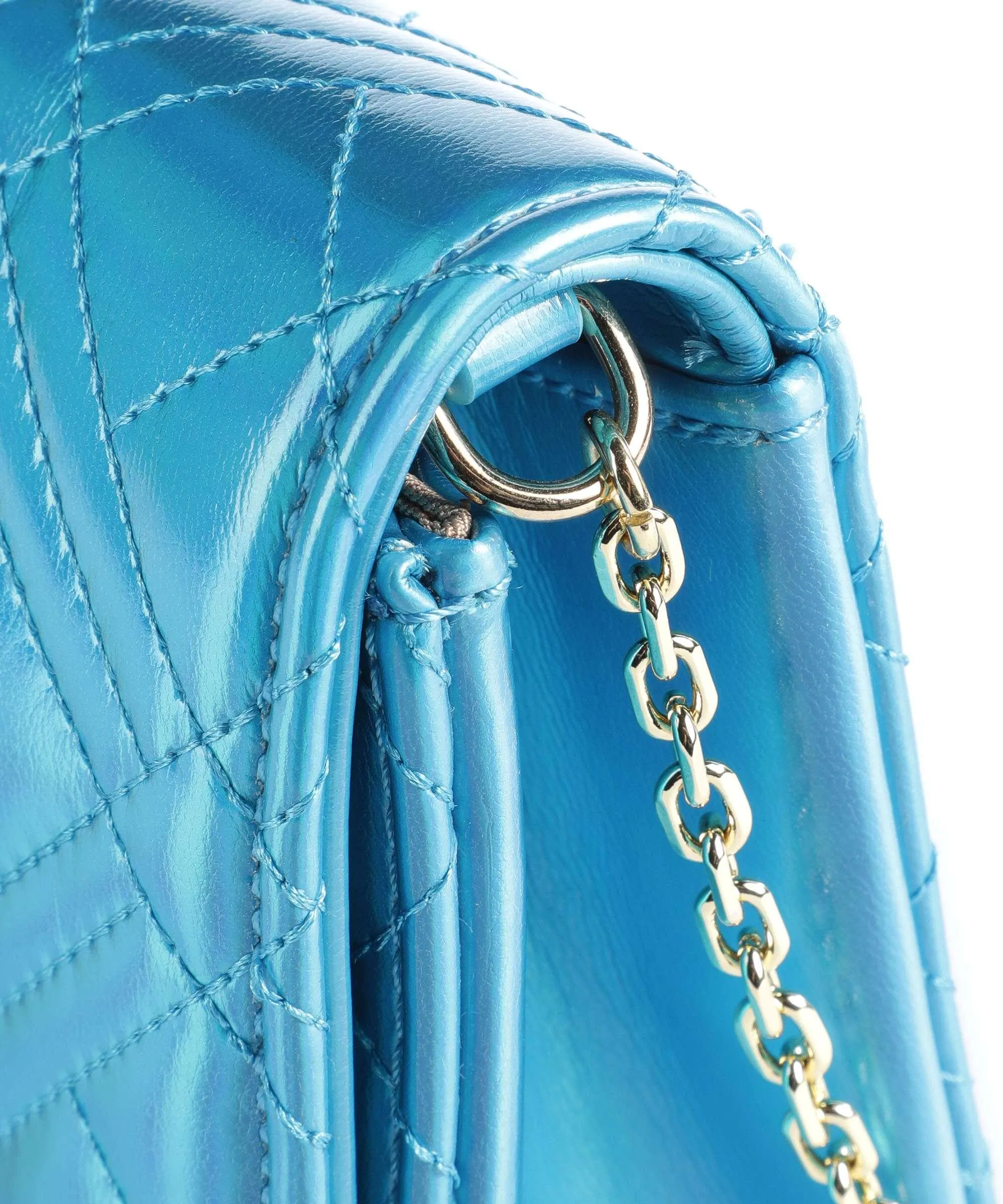  Love Moschino Smart Daily Borsa a tracolla pelle sintetica blu chiaro  