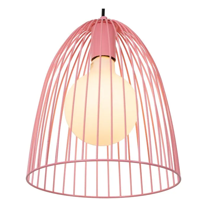 Lucide MACARONS Lampadario a sospensione Fucsia, 1-Luce