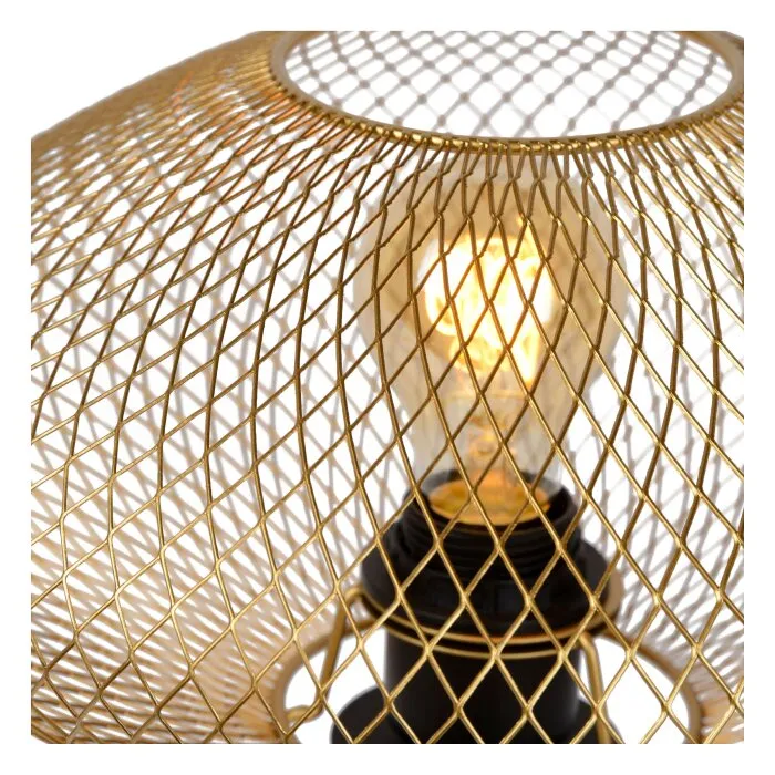 Lucide MESH Lampada da tavolo Nero, 1-Luce