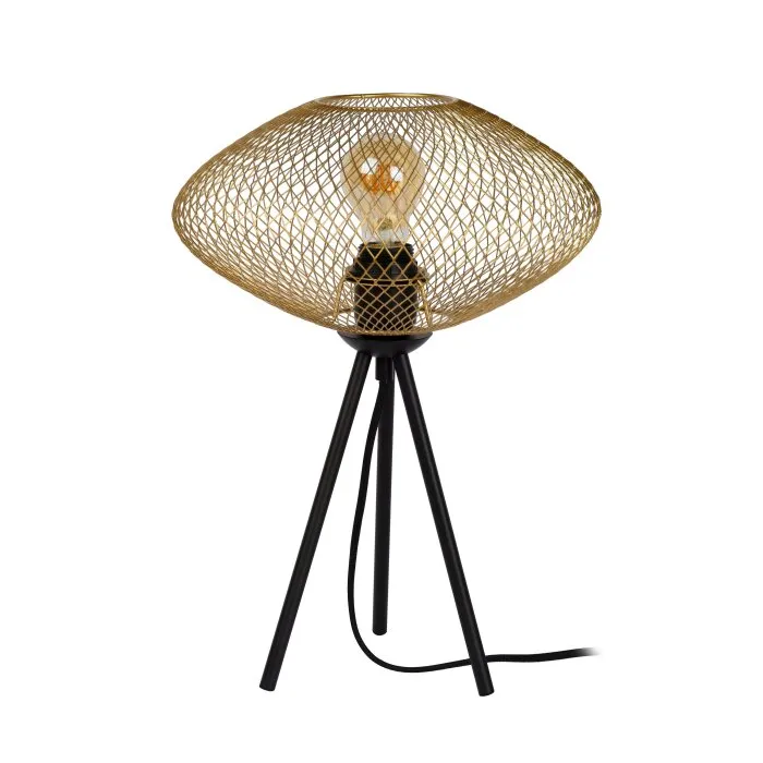 Lucide MESH Lampada da tavolo Nero, 1-Luce