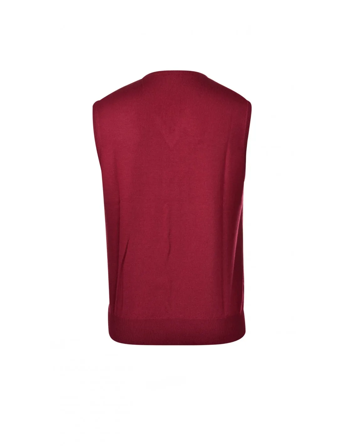 Maglia collo v mm lana merino 4 stagioni bordo'