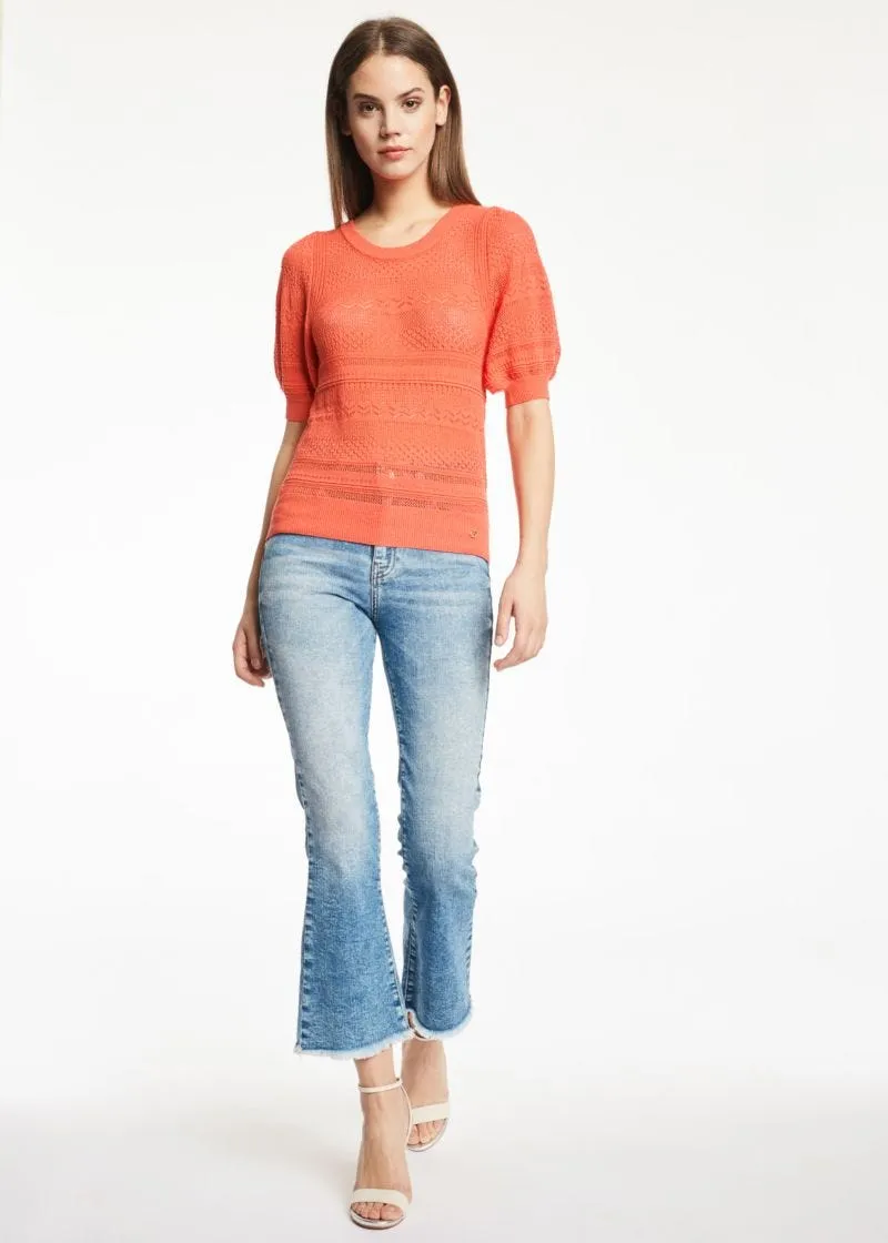 Maglia con trama grafica