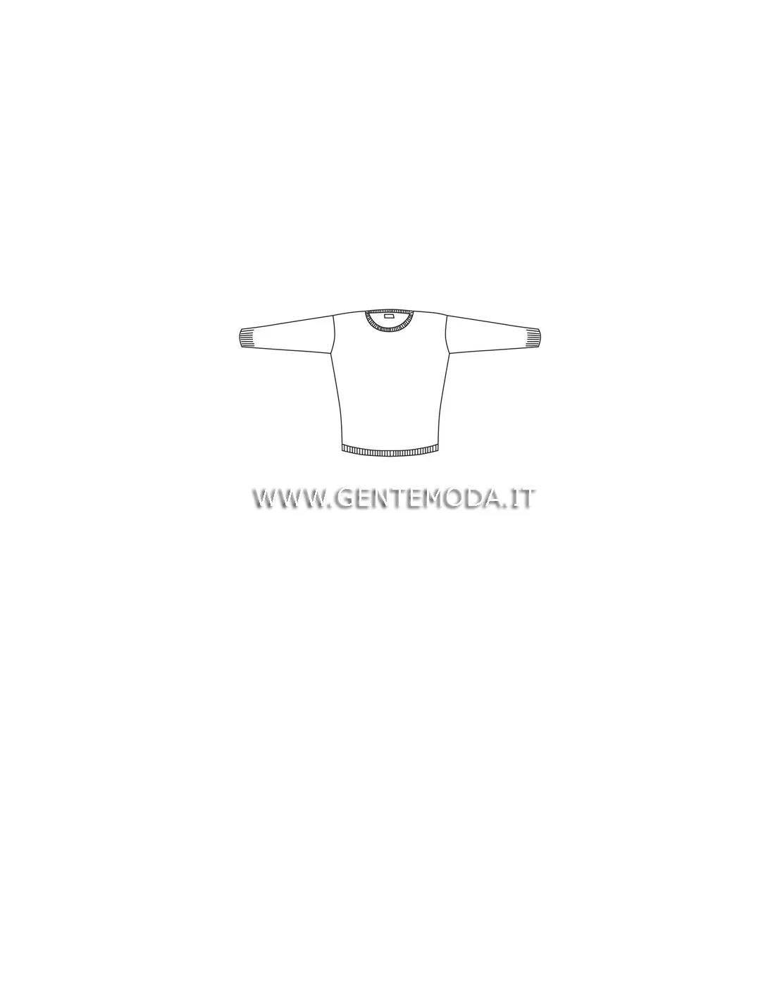 Maglia girocollo ml lana giallo taglie forti