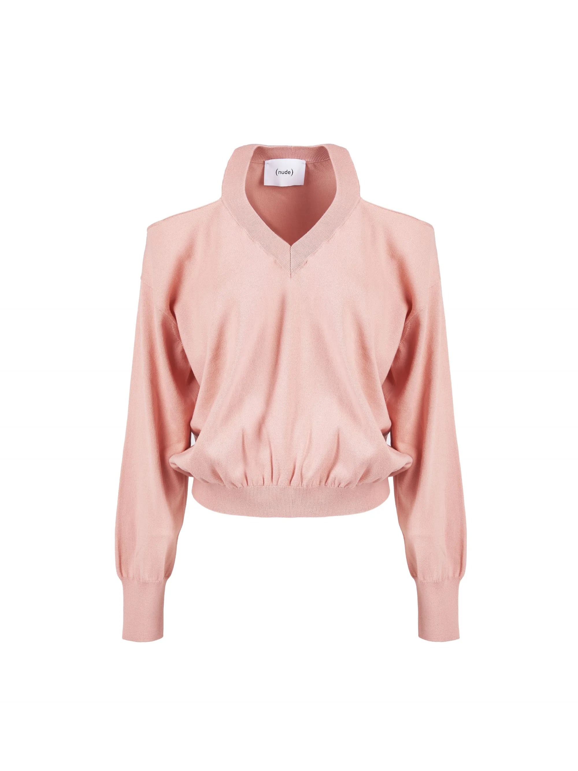 MAGLIA ROSA IN COTONE