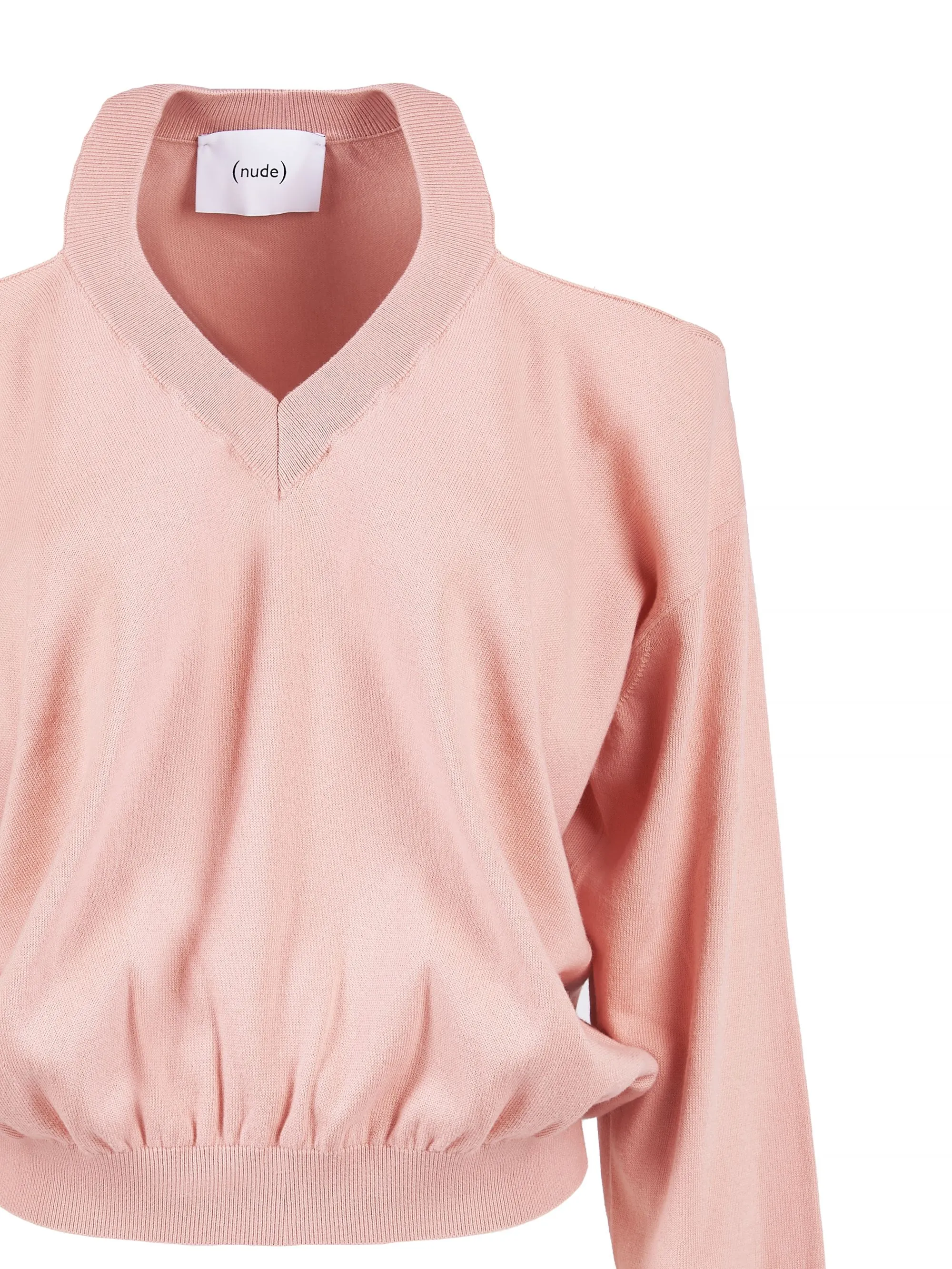 MAGLIA ROSA IN COTONE