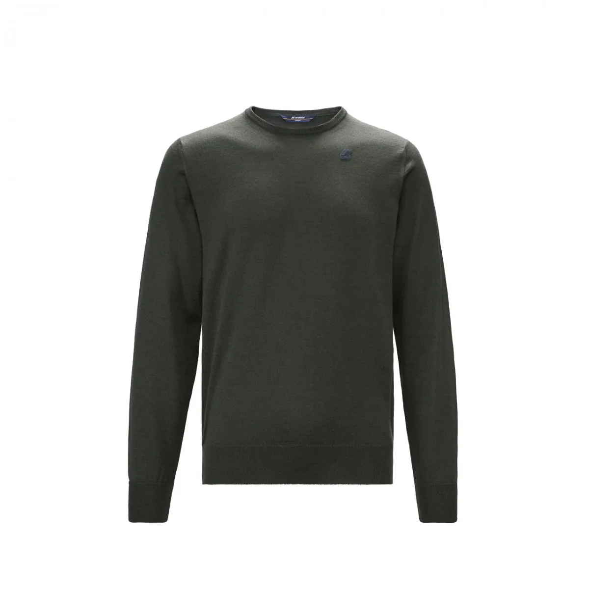 Maglia Sebastien In Merino Green Blackish