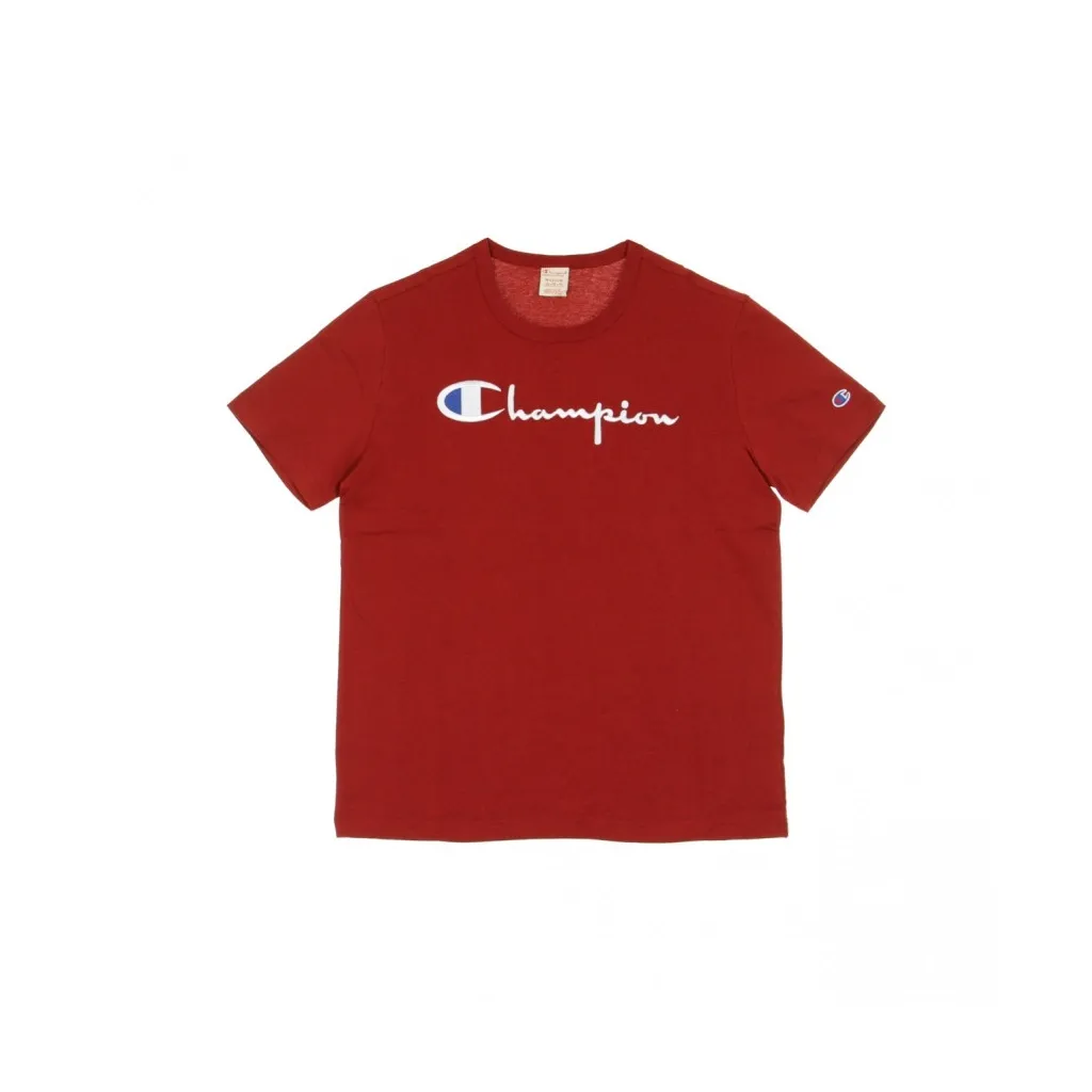 MAGLIETTA CREWNECK TEE DARK RED