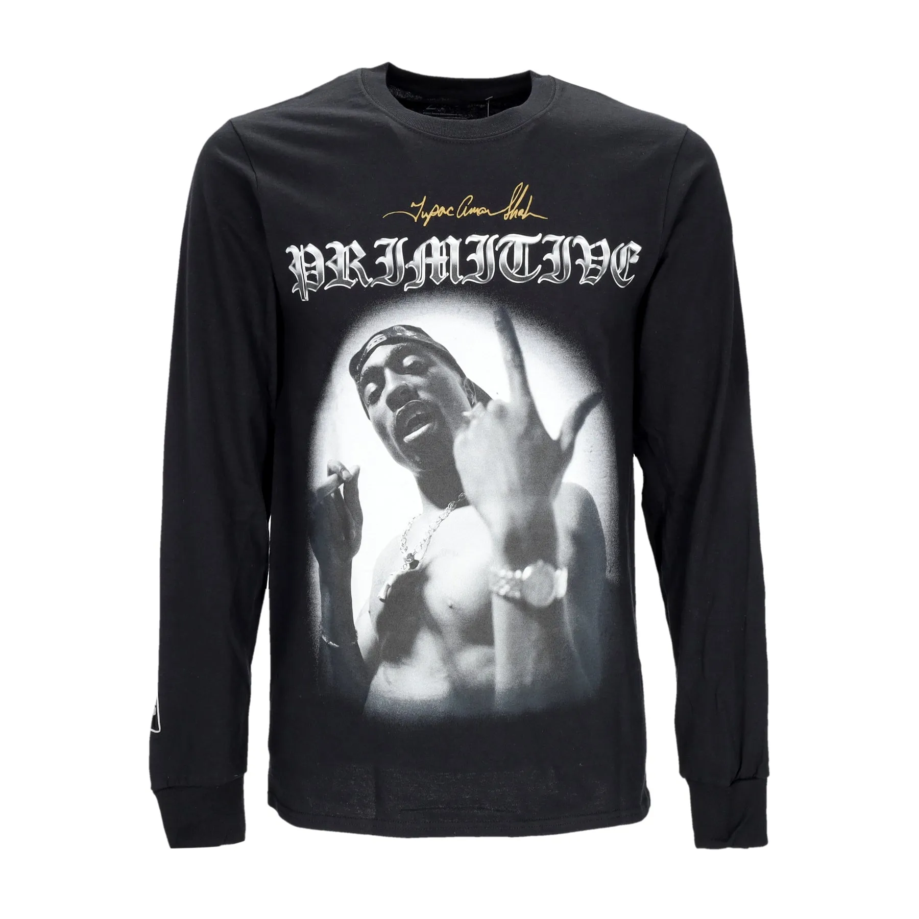 Maglietta Manica Lunga Uomo One L/s Tee X Tupac Black