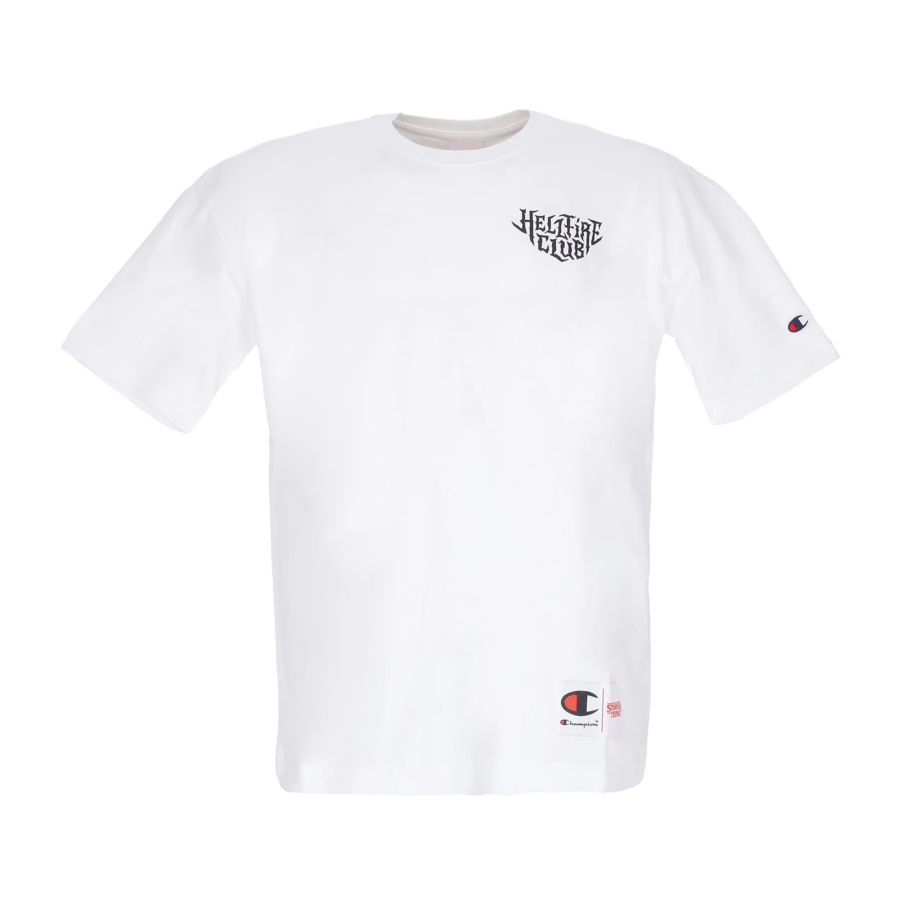 Maglietta Uomo Hellfire Club Tee X Stranger Things White/black