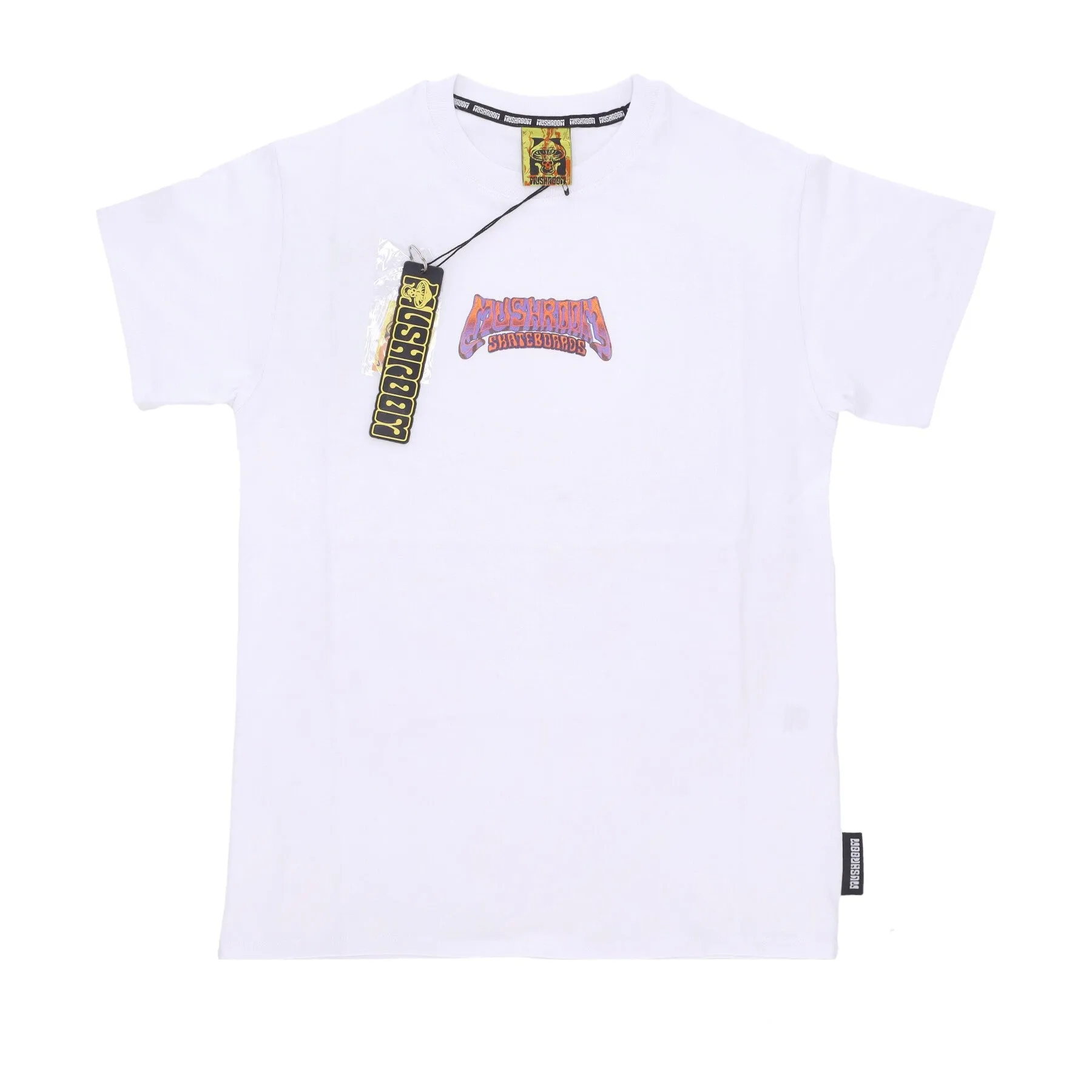 Maglietta Uomo Mushroom Skateboards White