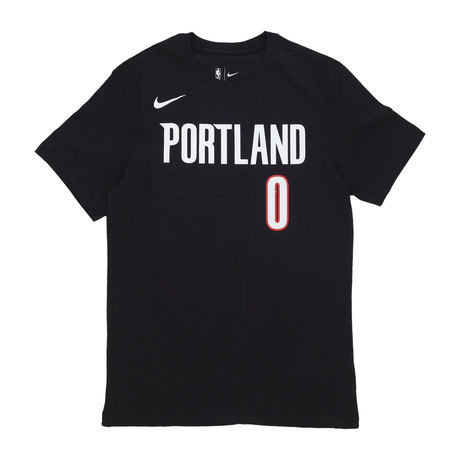 Maglietta Uomo Nba Essential Tee No 0 Damian Lilard Porbla Black