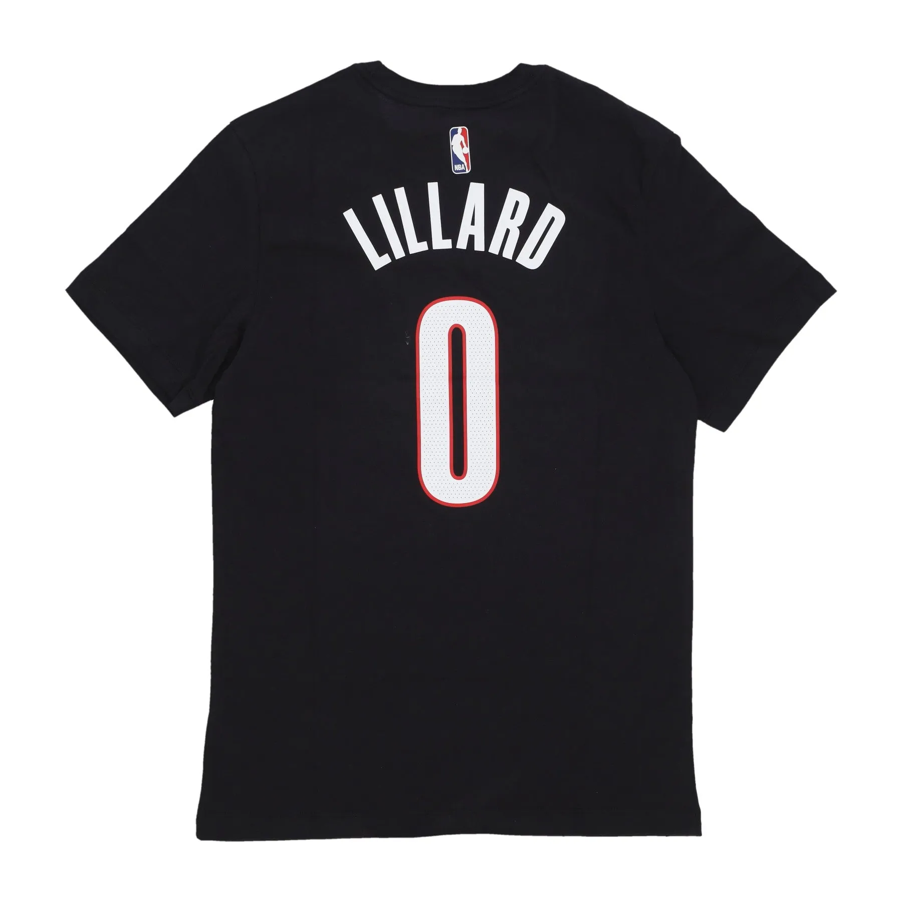 Maglietta Uomo Nba Essential Tee No 0 Damian Lilard Porbla Black