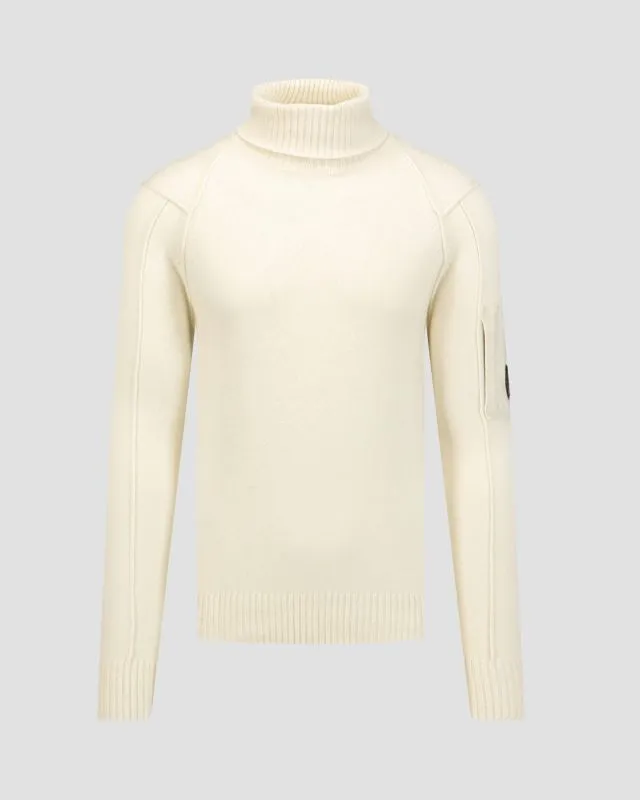 Maglione a collo alto in lana da uomo C.P. Company