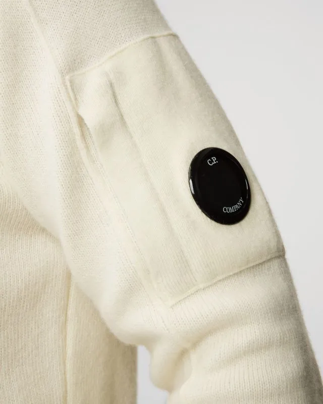 Maglione a collo alto in lana da uomo C.P. Company
