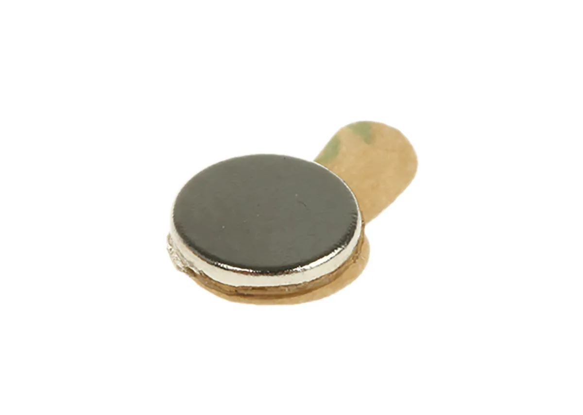 Magnete a disco Eclipse, Ø 6mm spesso 1mm, trazione 0.3kg