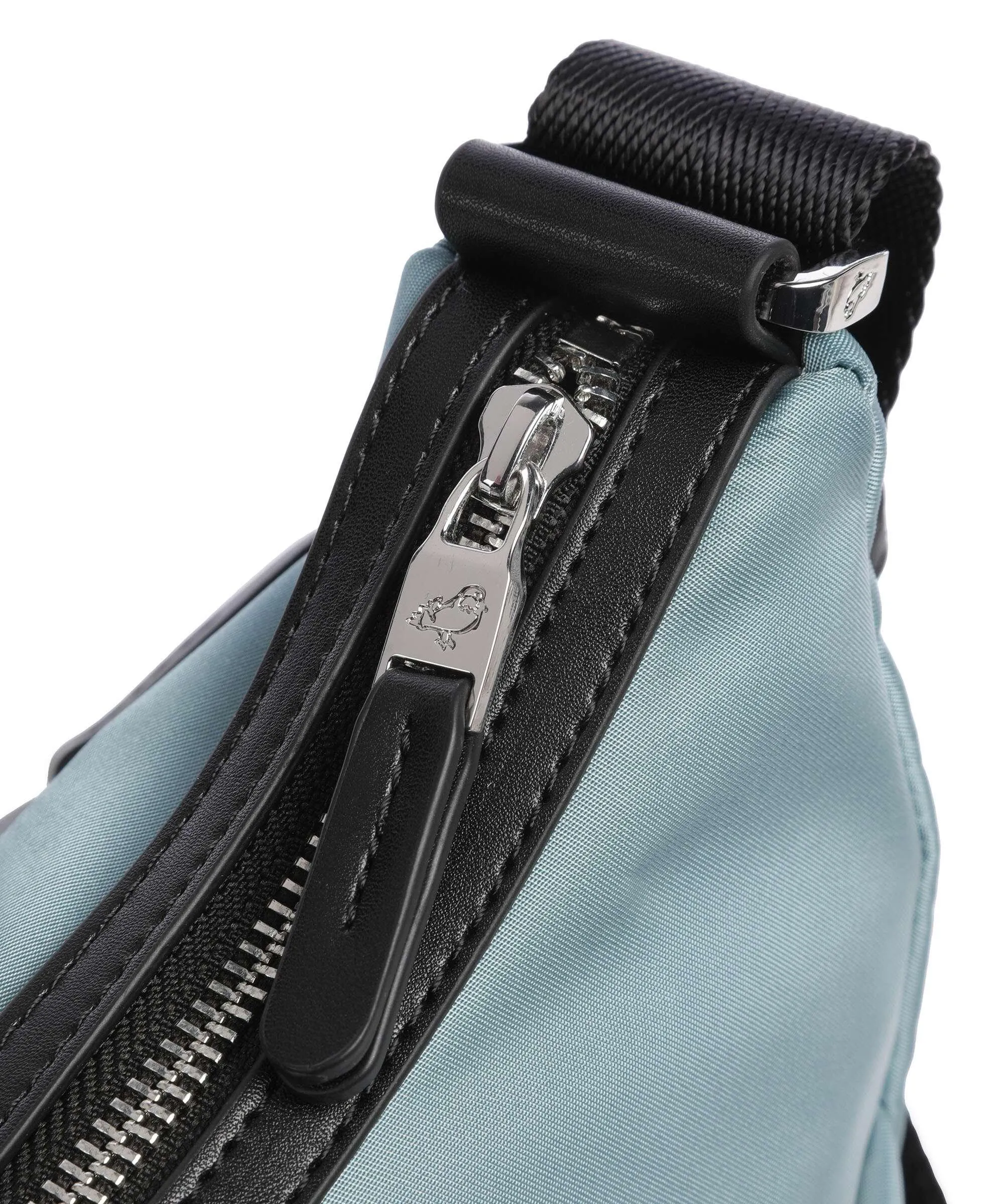  Mandarina Duck Hunter Borsa a tracolla nylon verde blu  