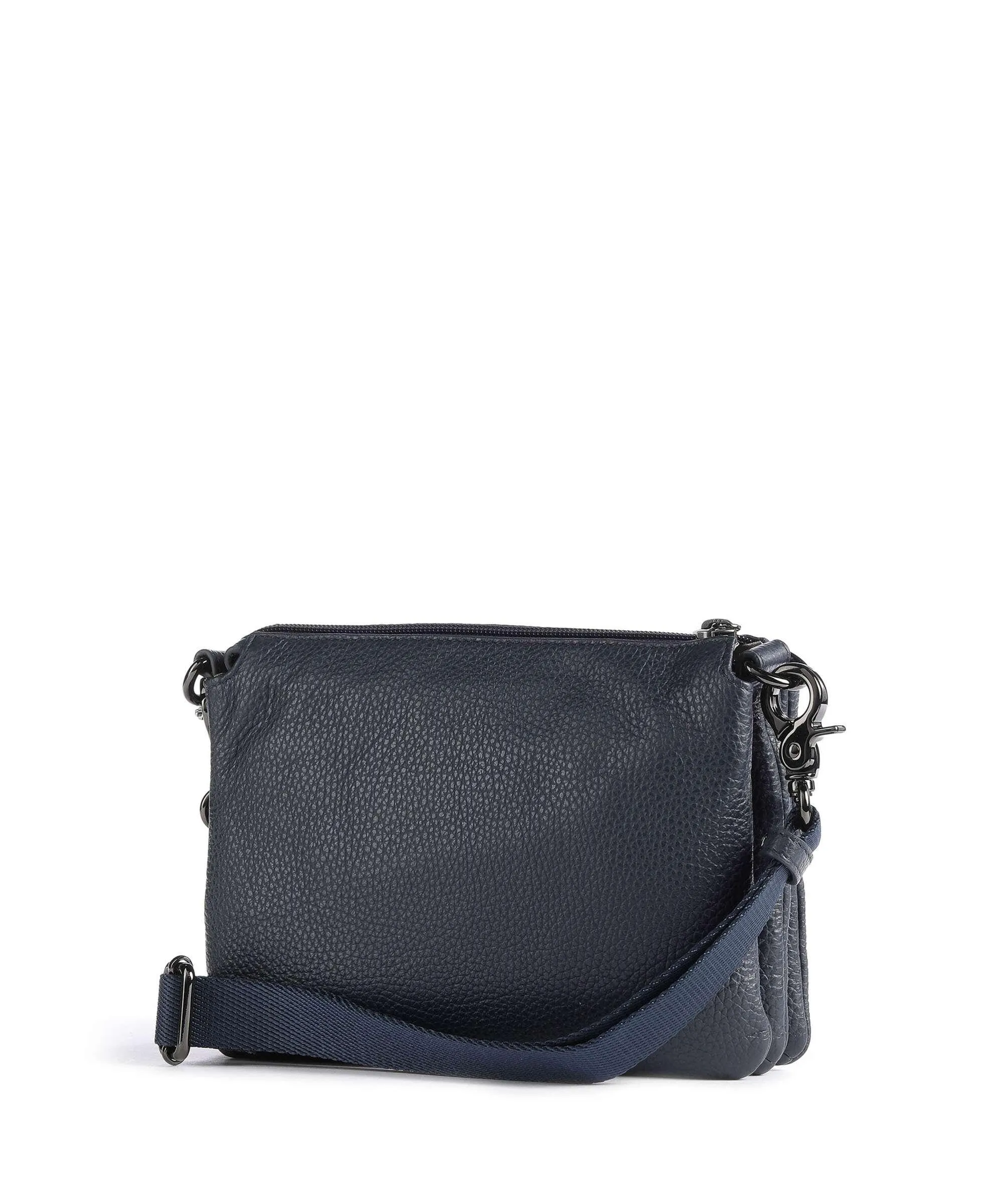  Mandarina Duck Mellow Leather Borsa a tracolla pelle di vitello grana navy  