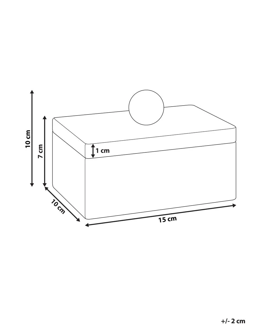 Marble Decorative Box White CHALANDRI