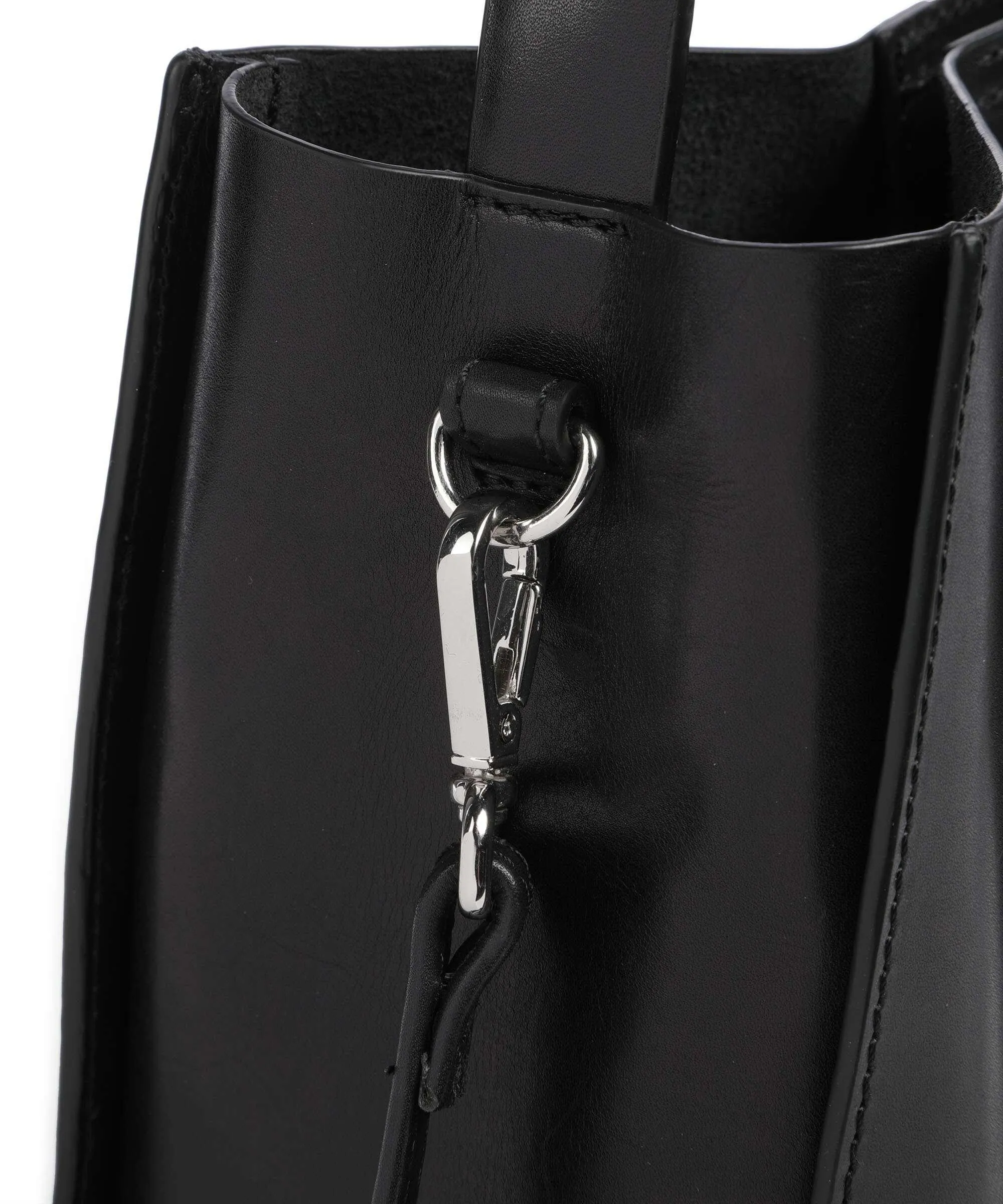  Markberg Rayne Borsa hobo pelle di vacchetta finemente grana nero  