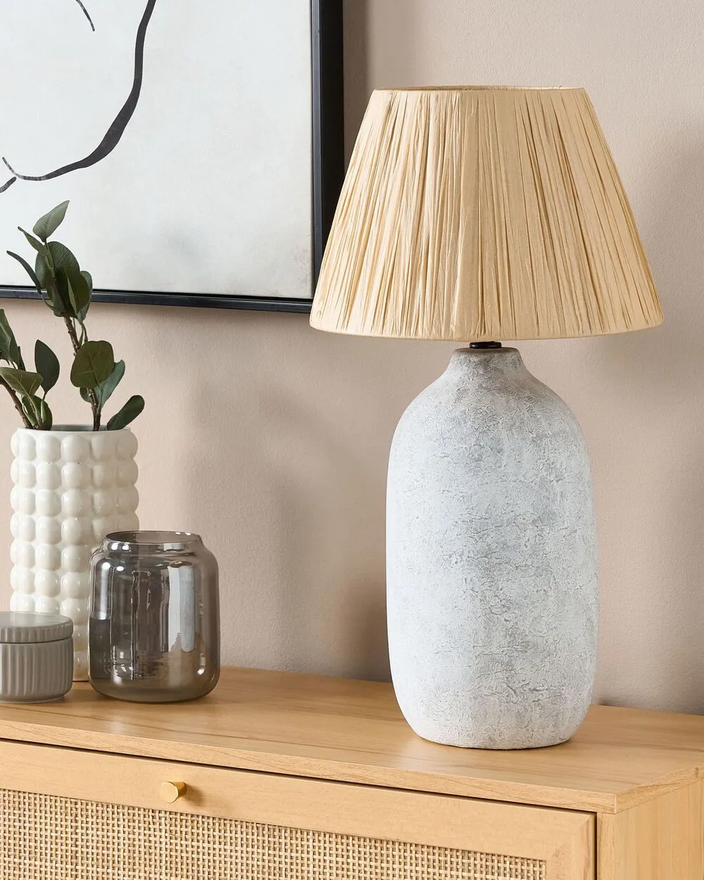 MATILDE Lampada da tavolo Grigio Ceramica