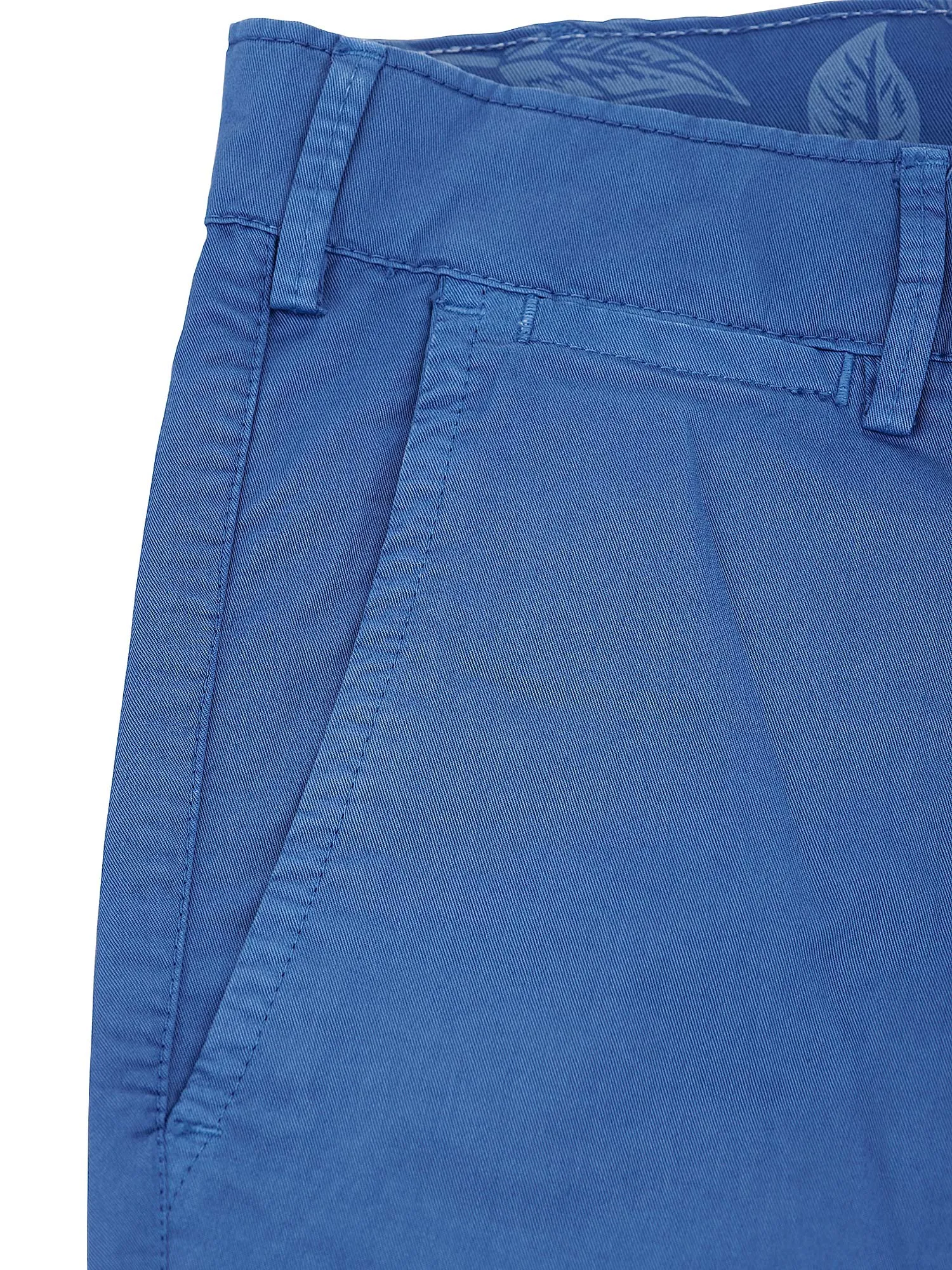 Men's 5-pocket light blue chinos trousers