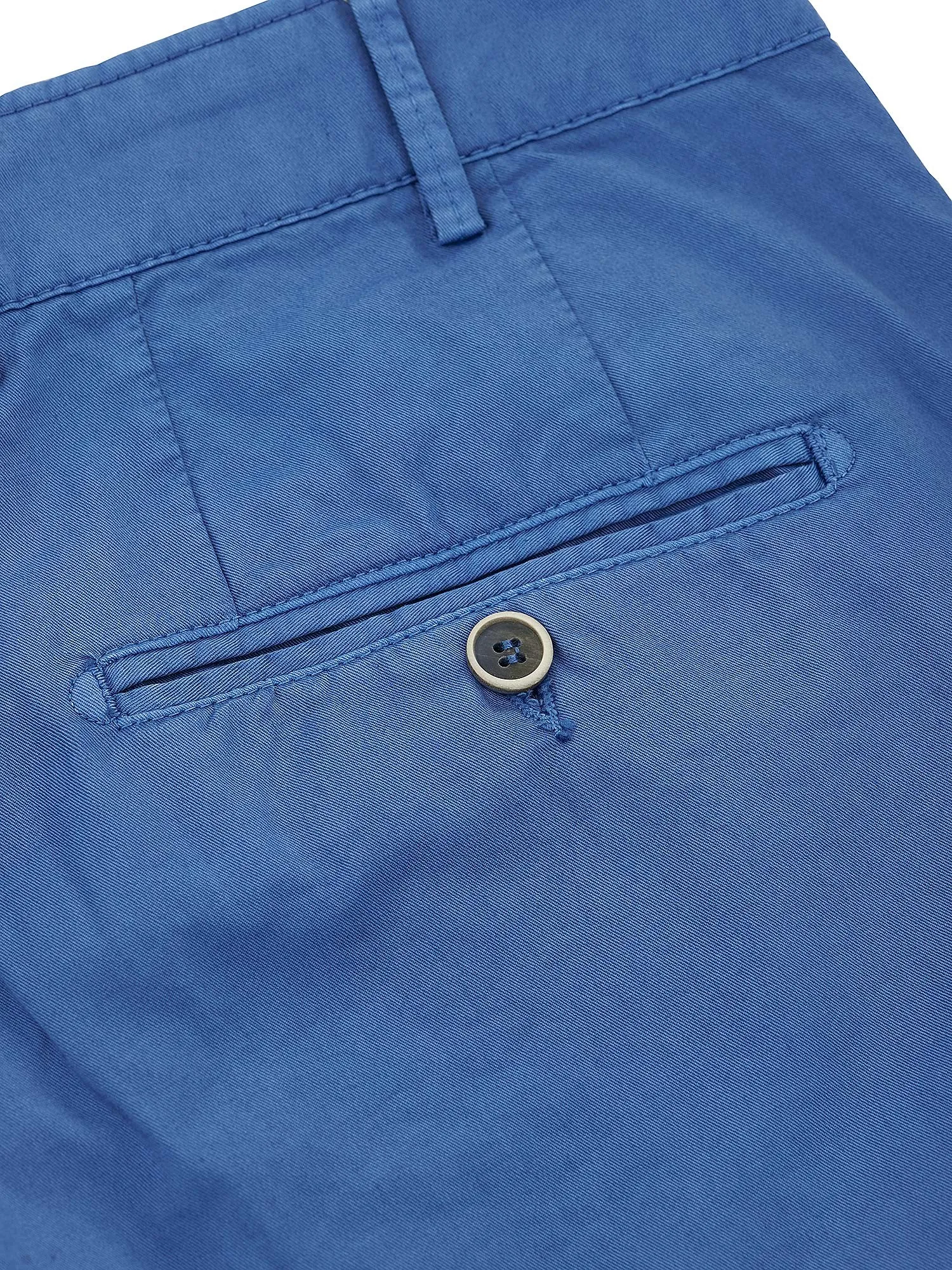 Men's 5-pocket light blue chinos trousers