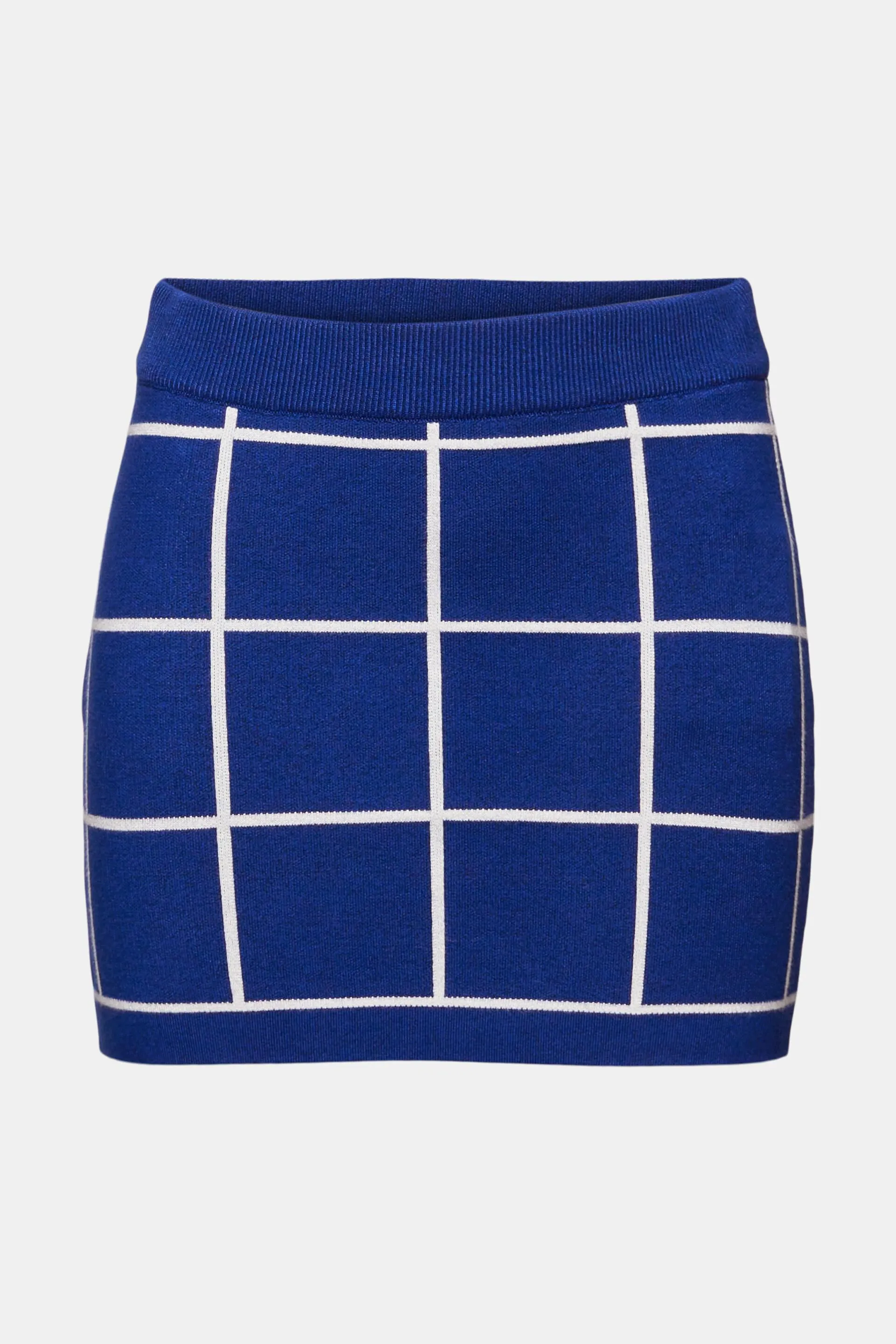 Minigonna in maglia jacquard
