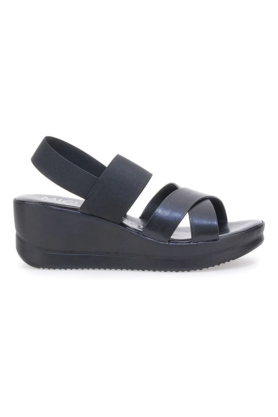   MIO TEMPO Sandali con Platform Neri da Donna Mio tempo 2205