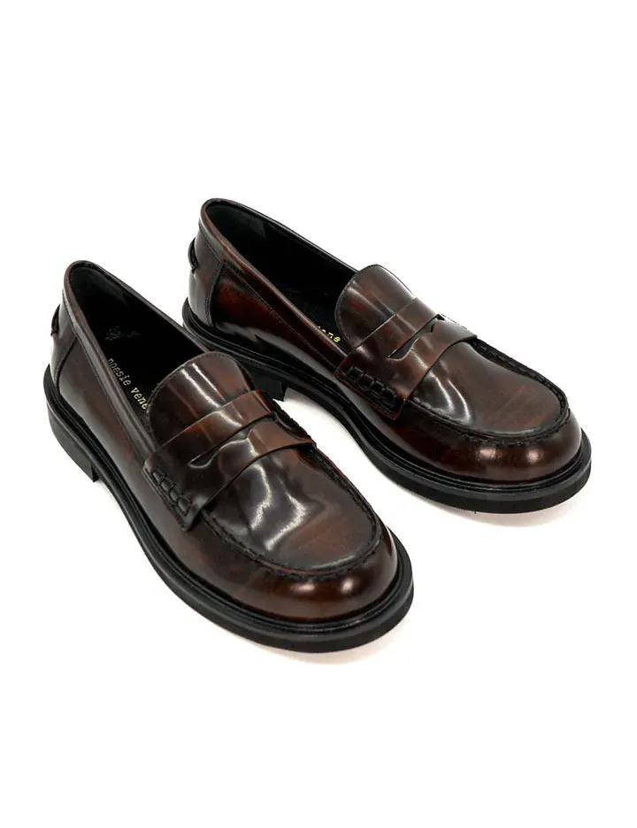 mocassino abrasivato cognac