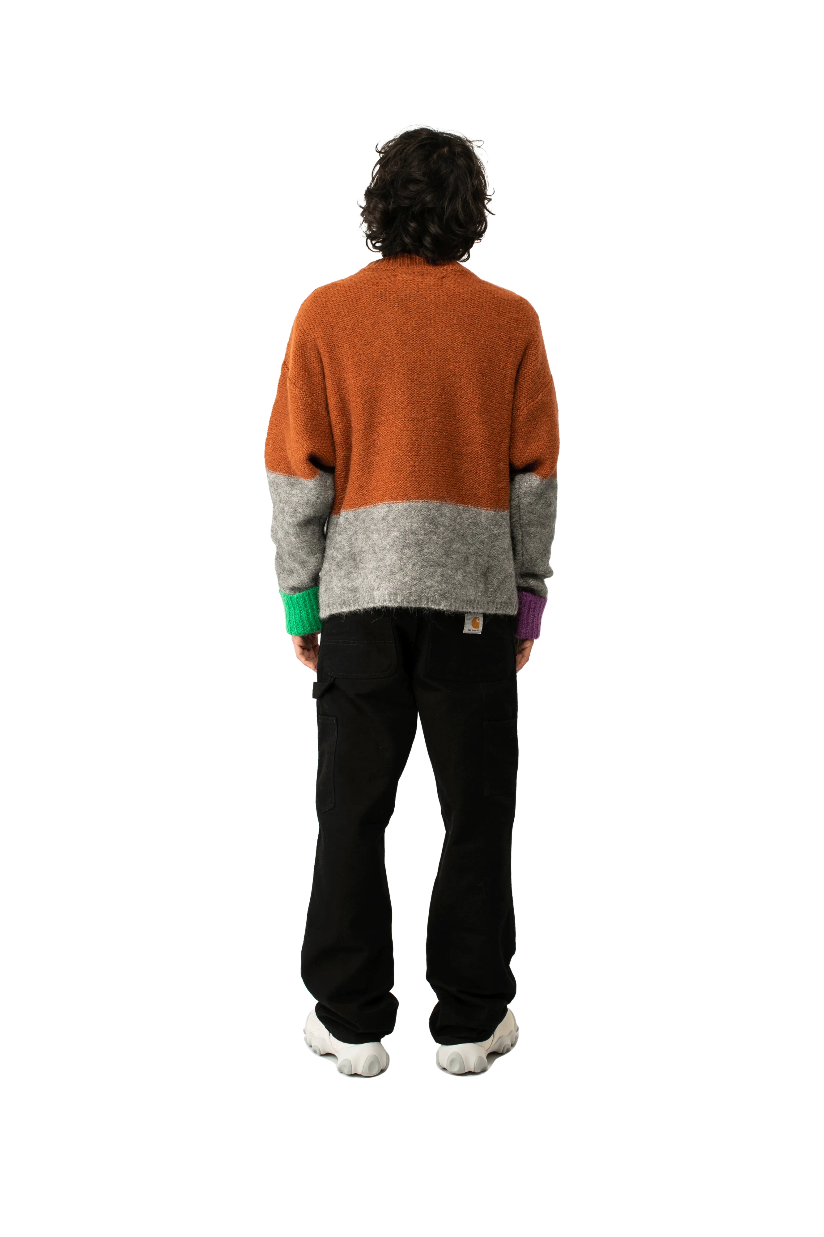 Mohair Skull Intarsia Sweater Knit