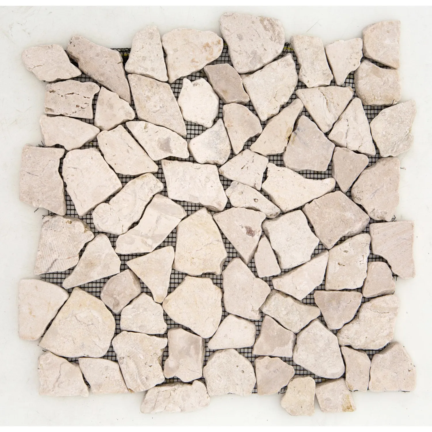 Mosaico decorativo Palladiana pietra bianca 30 cm x 30 cm