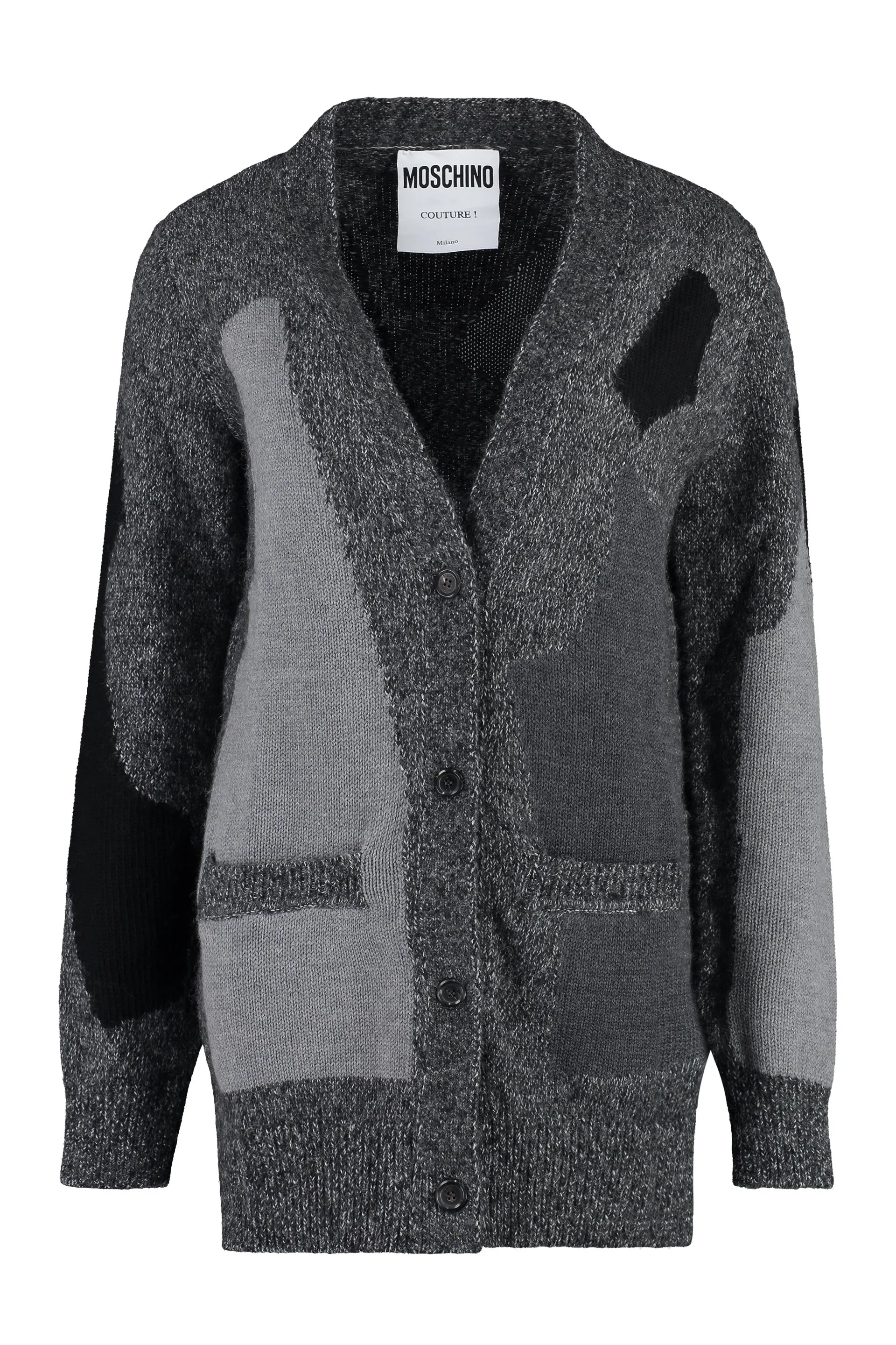 Moschino Cardigan in maglia lavorata