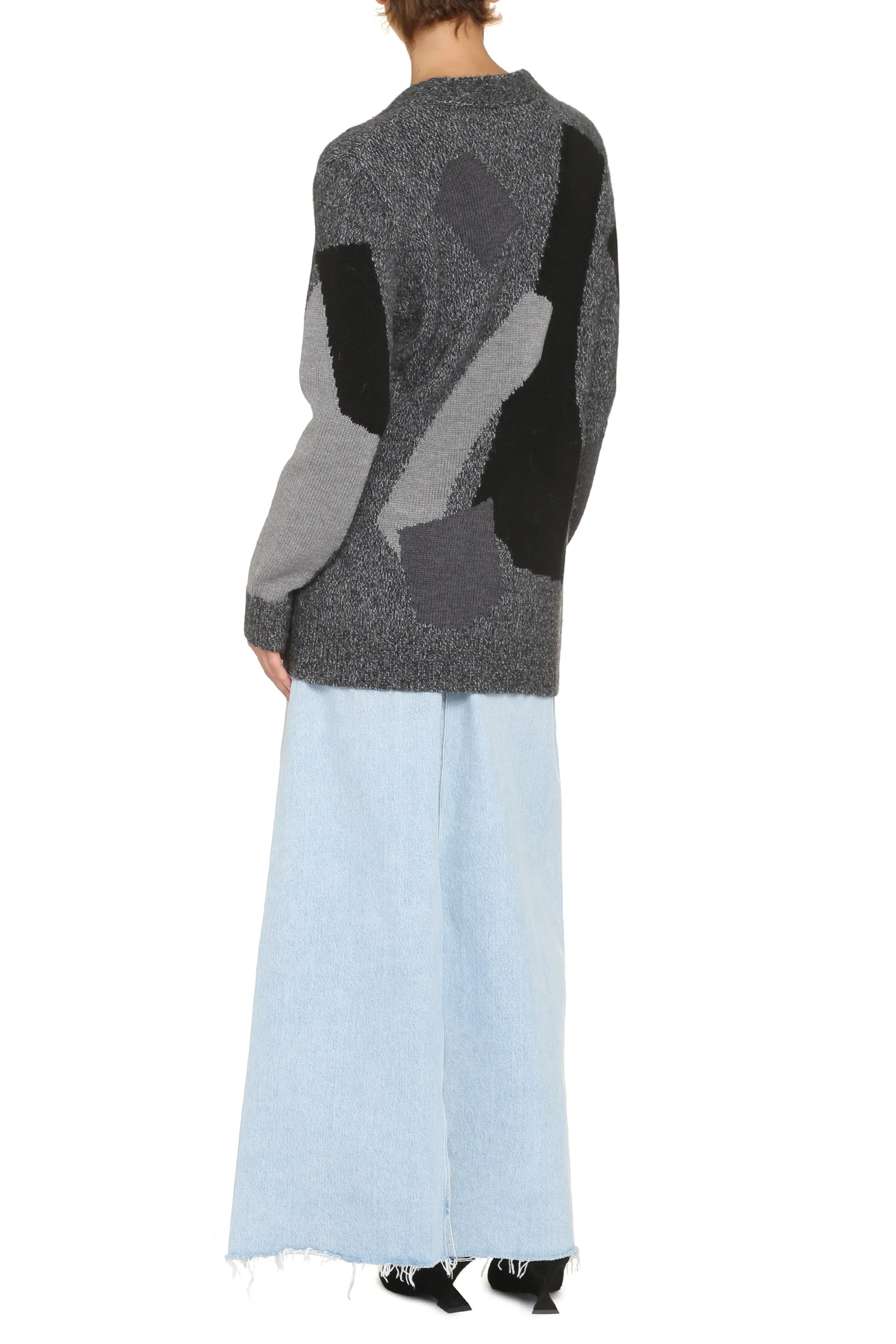 Moschino Cardigan in maglia lavorata